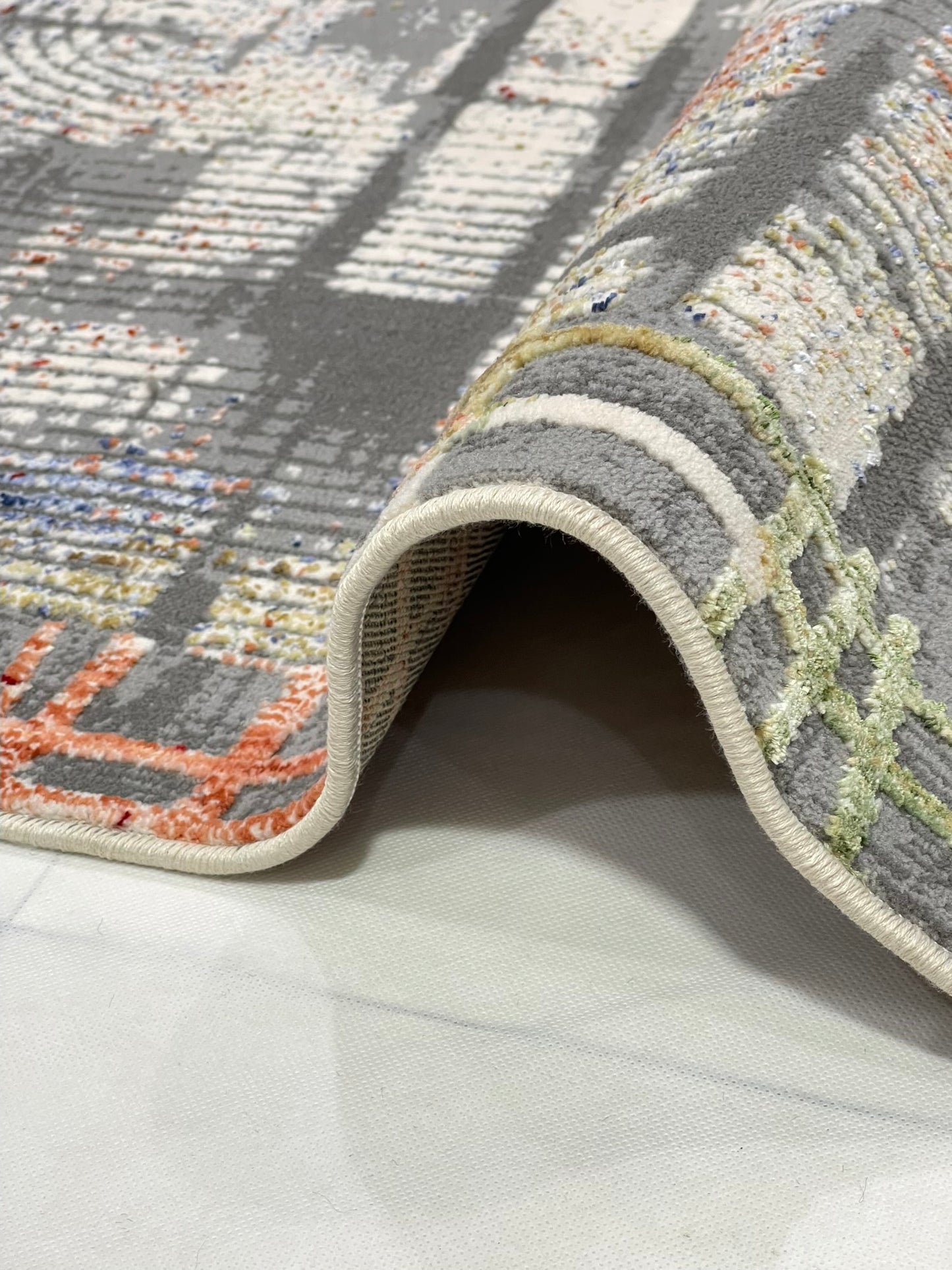 Irani viscose Rug , Woven Back
Article-301-Multi
Size : 3 ft width x 5 ft length (100 cm x 150cm)
