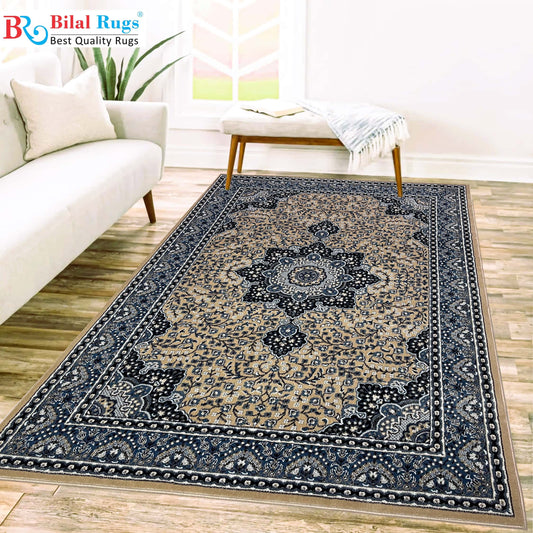 Persian polypropylene Rug,back woven(Article-123-Mink)