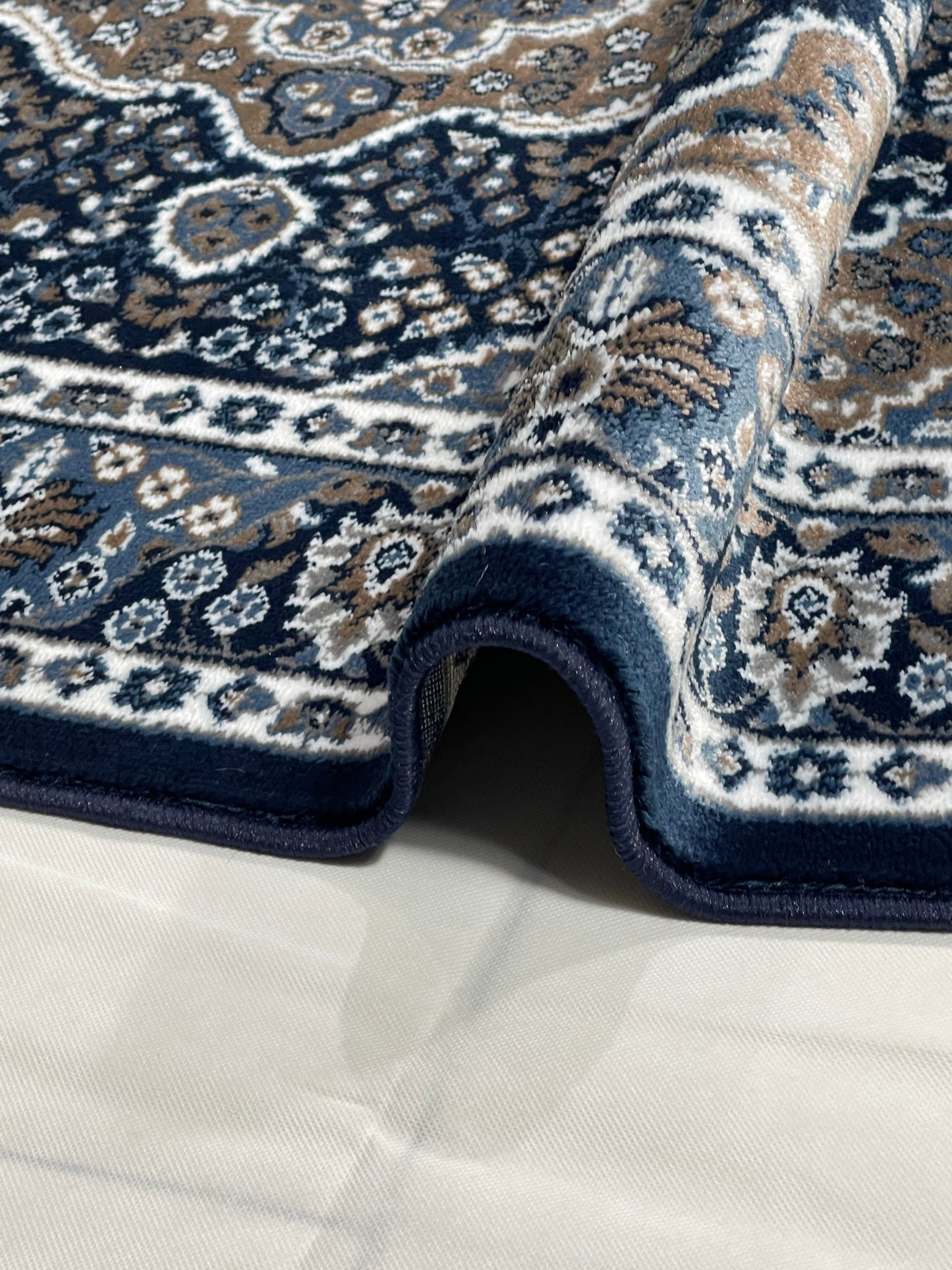 Persian polypropylene Rug,back woven(Article-25-Dark Blue)
5 ft width x 7.3 ft length