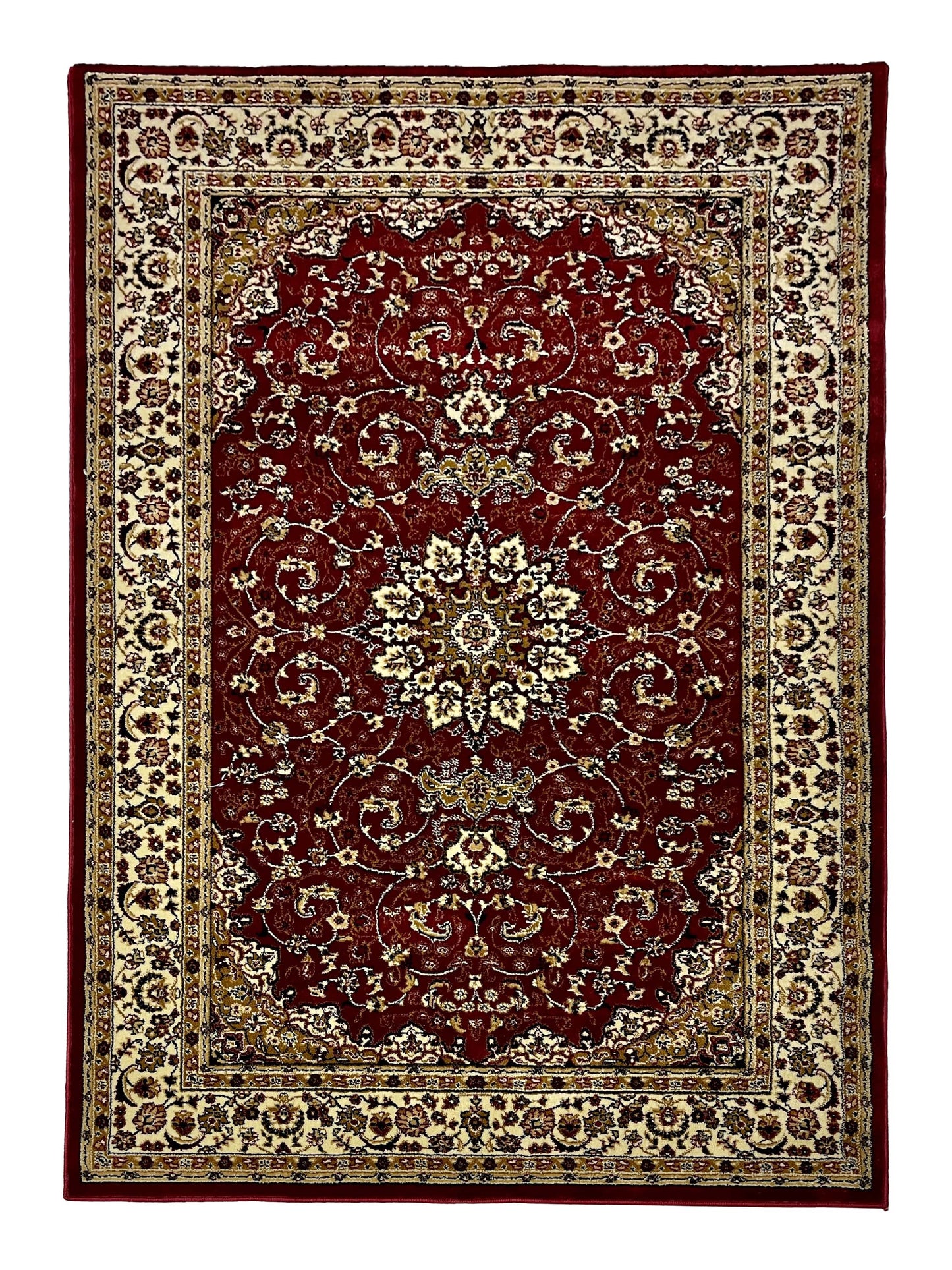 Versace polypropylene Rug,back woven(Article-75-Beige)