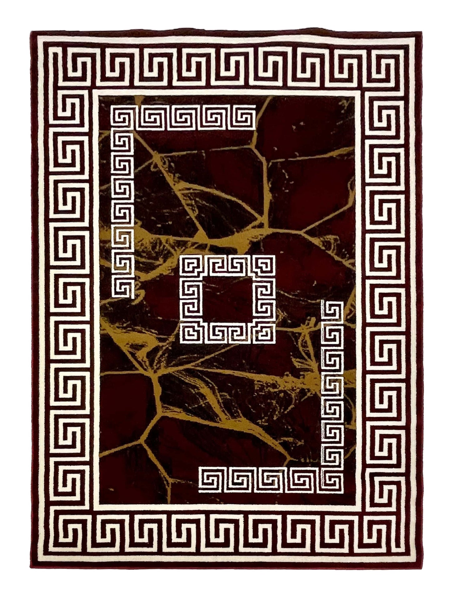 Versace polypropylene Rug,back woven(Article-175-Red)
Size: 6.6 ft width x 9.6 ft length (200cm x 290cm)