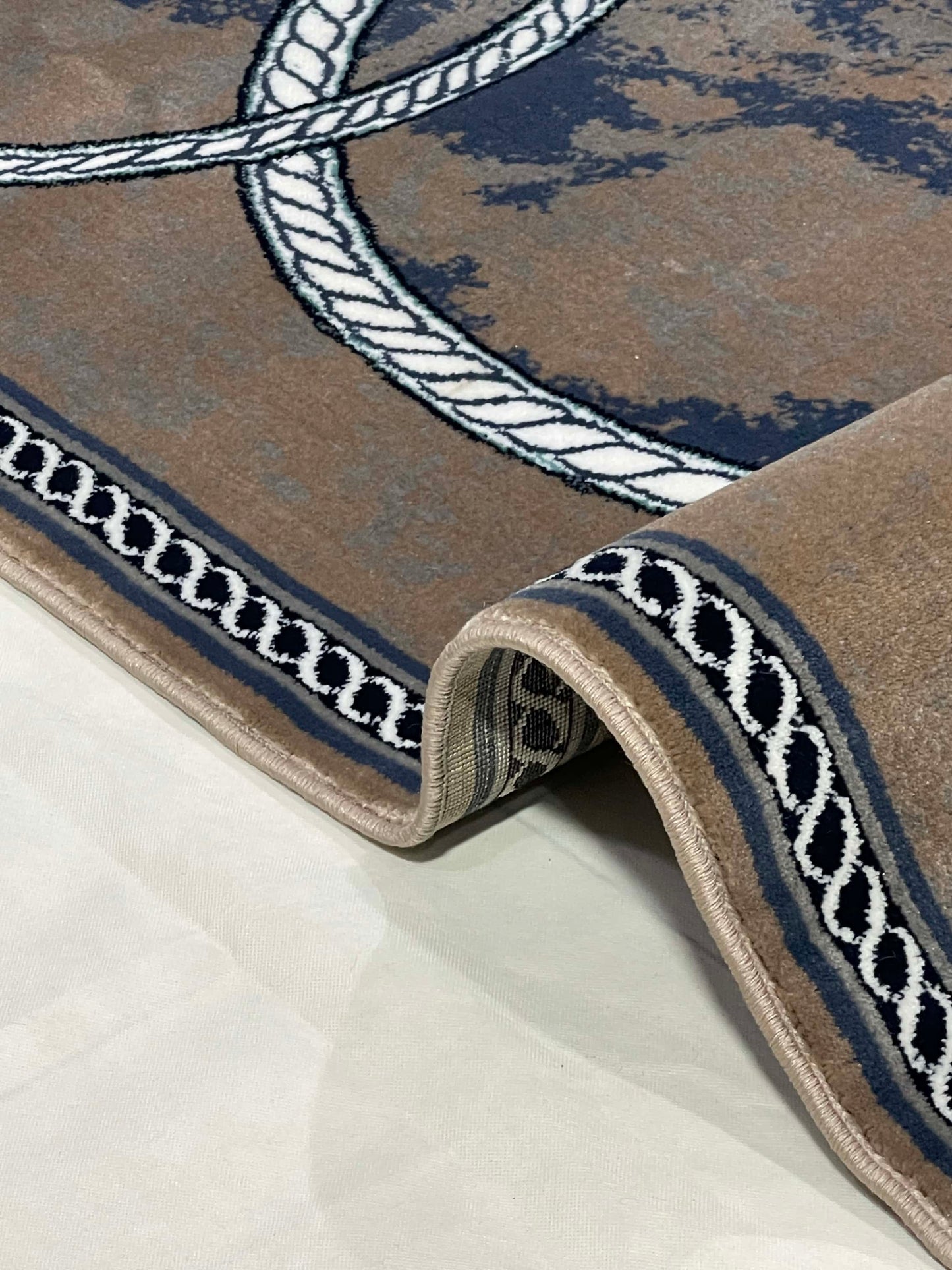 Modern polypropylene Rug,back woven(Article-766-Mink)
Size : 5ft width  x 7.3ft length (150cm x 220cm)