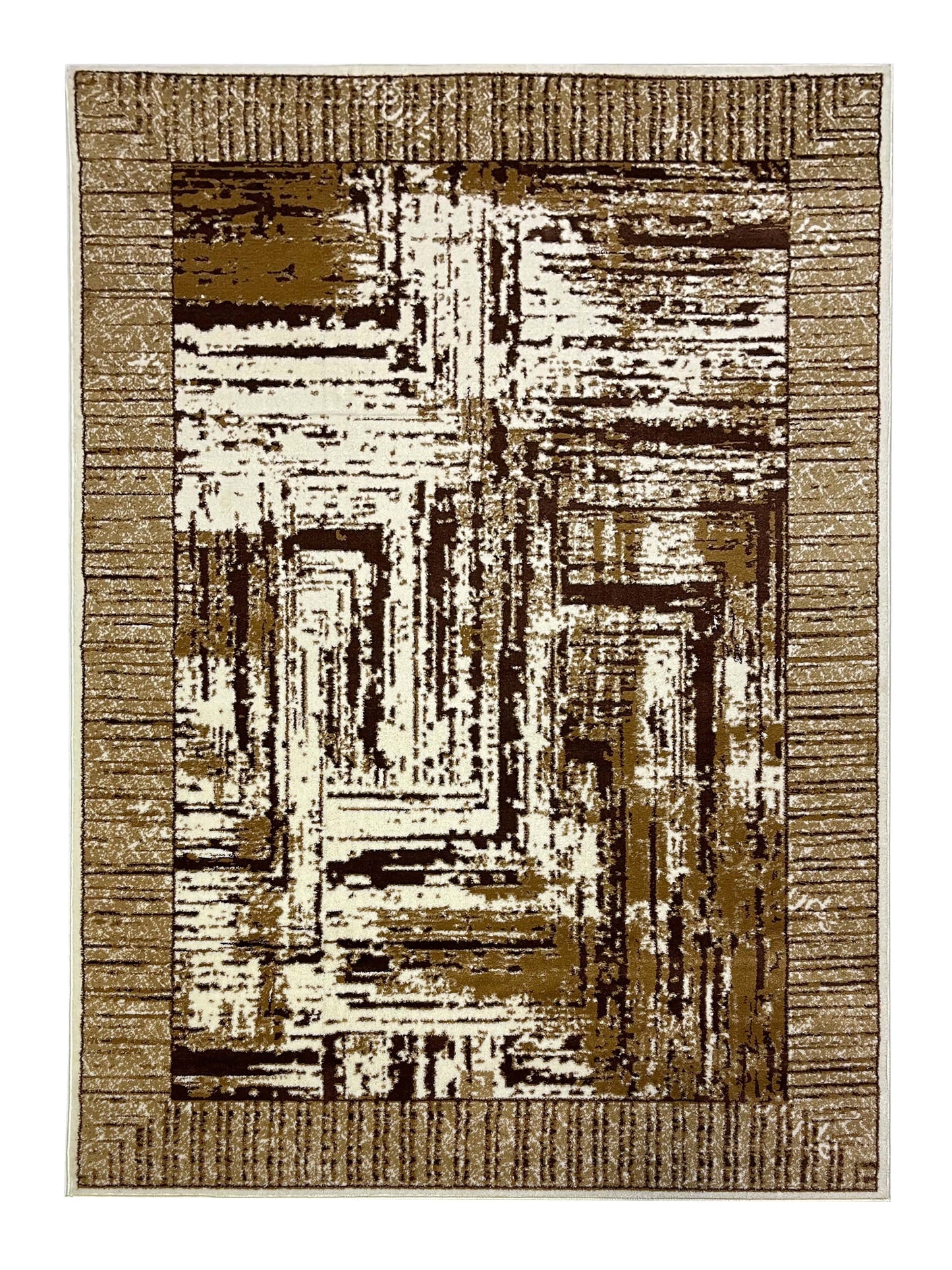 Modern polypropylene Rug,back woven(Article-1788-Off white )
Size : 4 ft width x 5.6 ft length ( 120 cm x 170 cm)