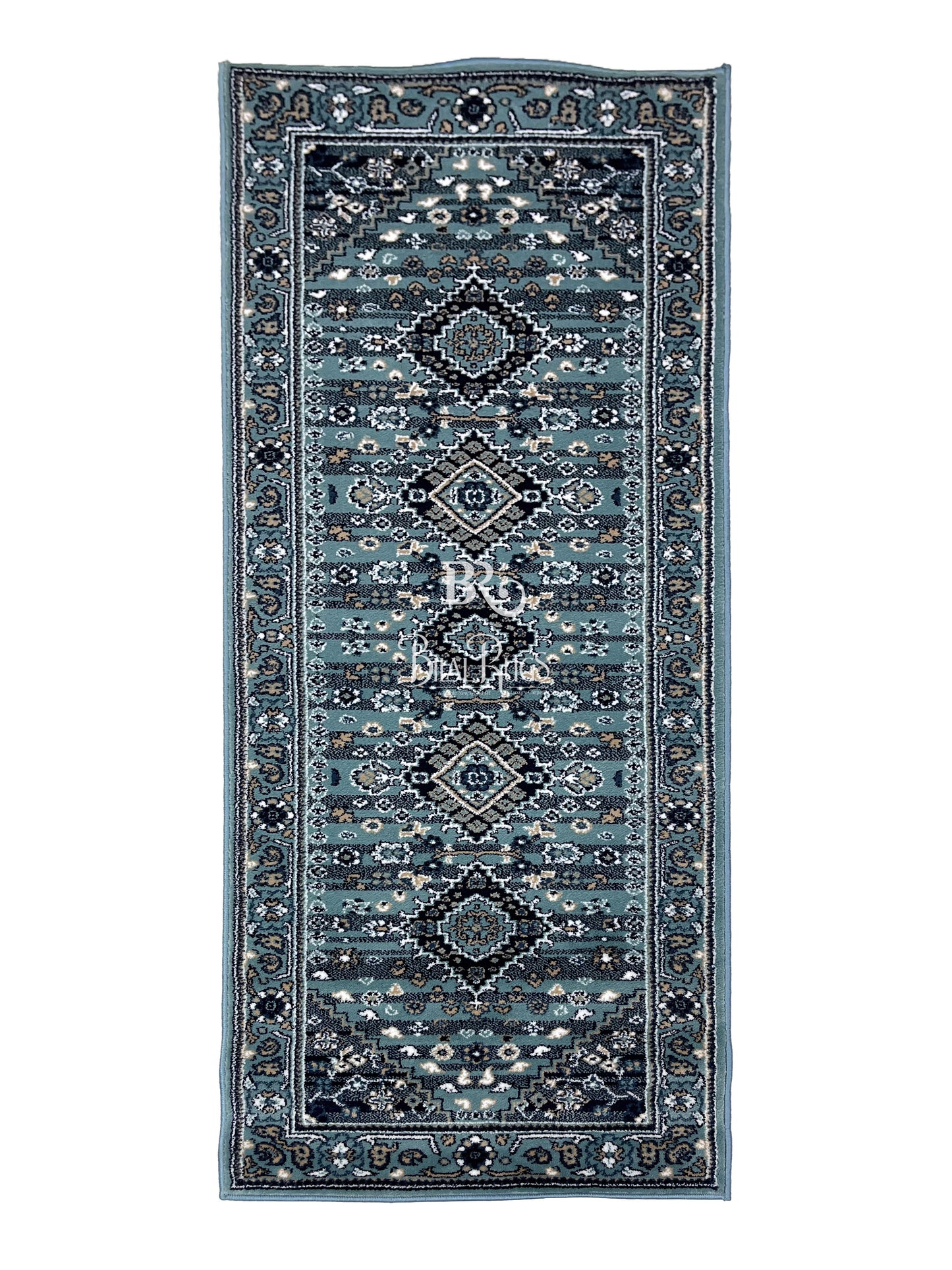 Feroze Persian Polypropylene Woven Rug.  Size : 2.6 ft width x 6.6 ft length  (80 cm x 200cm)