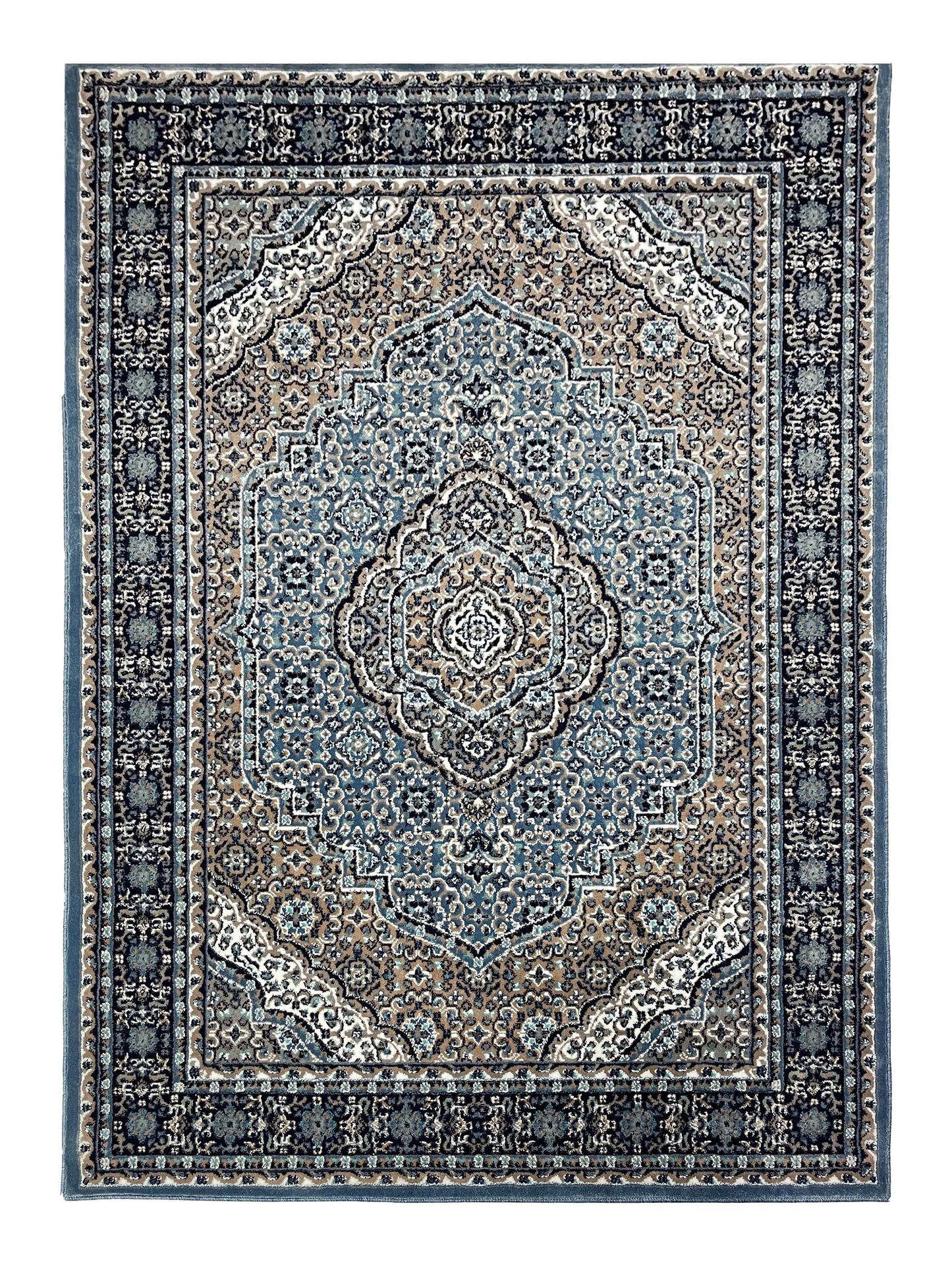 Persian polypropylene Rug,back woven(Article-213-Off white)
Size : 5ft width  x 7.3ft length (150cm x 220cm)