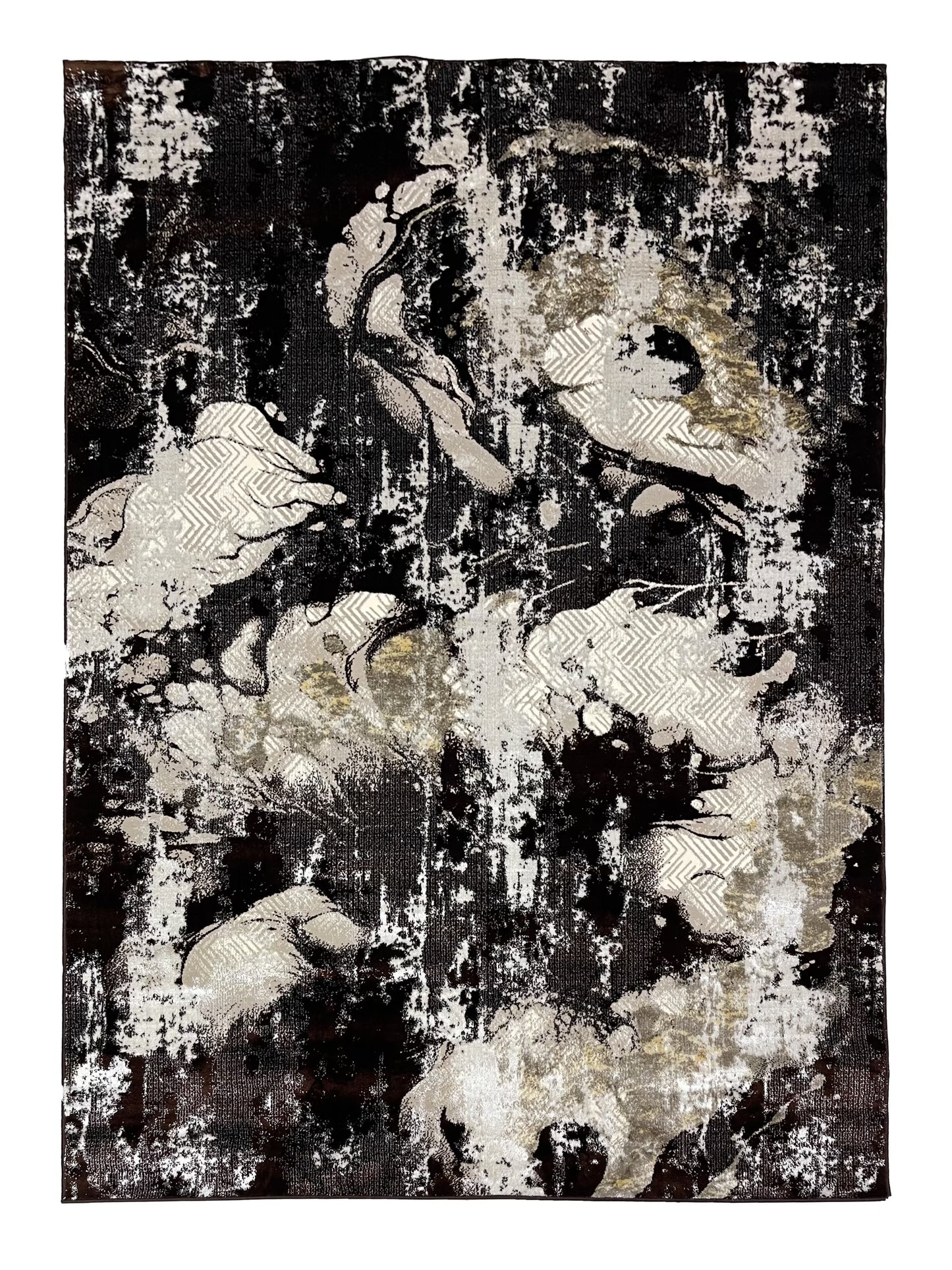 Turkish Top Quality Silk.(Article-1089-Brown) Size: 6.6 ft width x 9.6 ft length (200cm x 290cm)