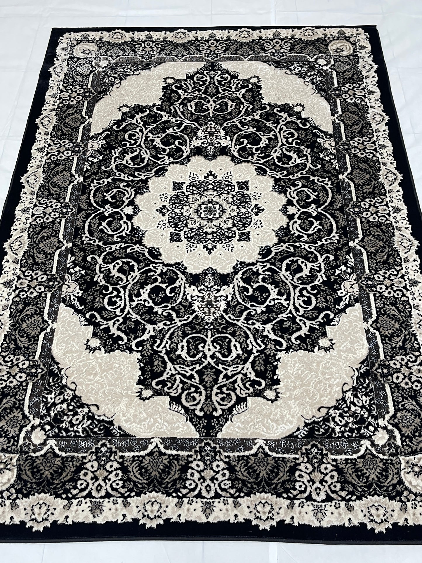 Turkish Top Quality Silk.(Article-1052-Black)