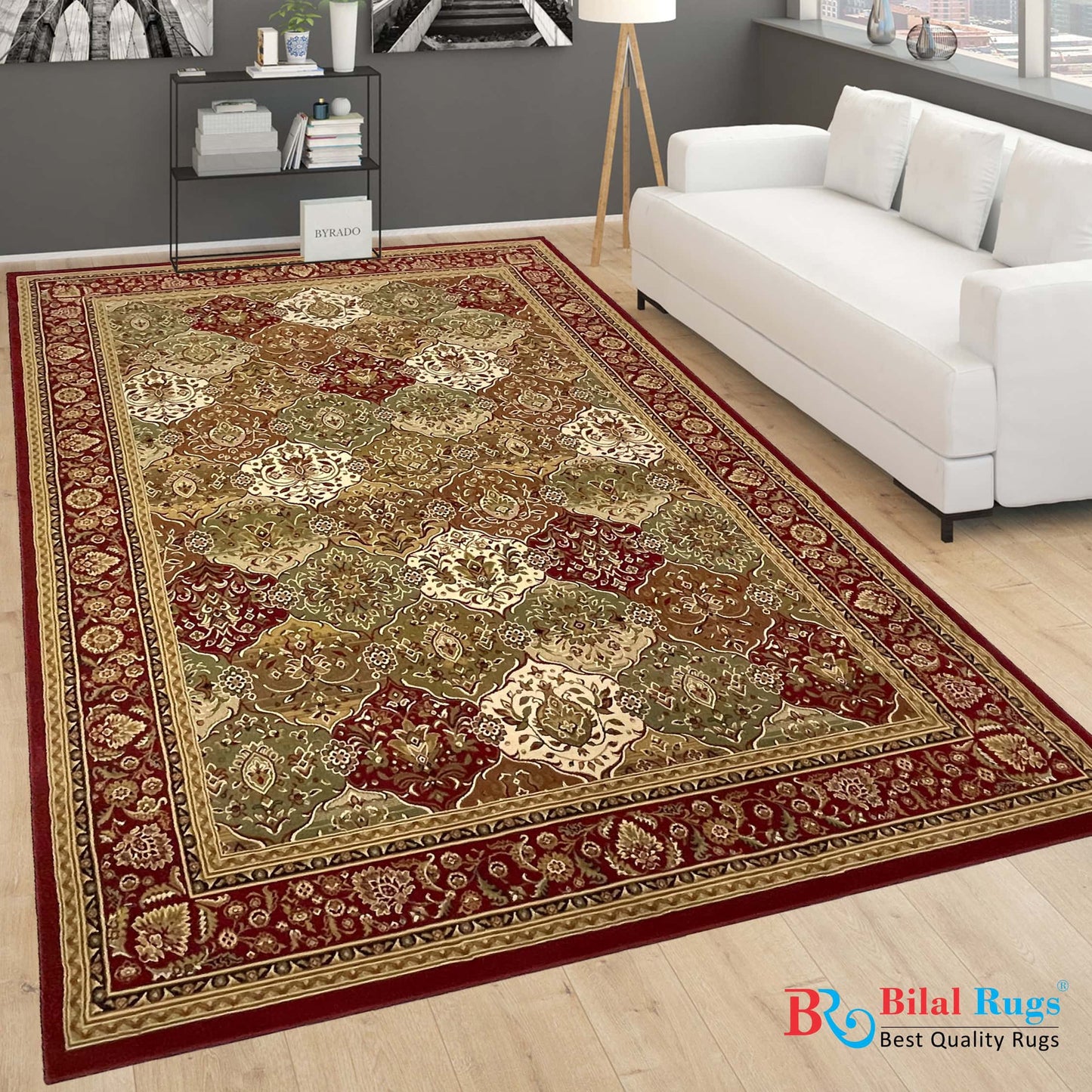 Persian Vintage Rug,back woven(Article-810-Red)
Size : 6.6 ft width x 9.6 ft length (200cm x 290cm)