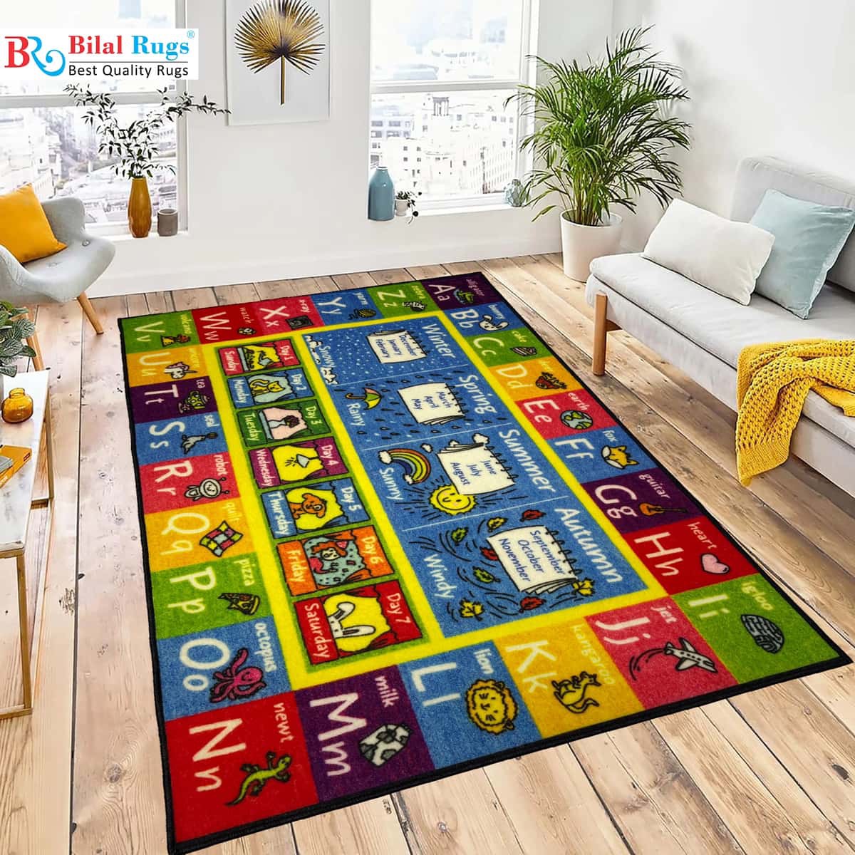 TPR Non Woven Rugs For Kids Room
Article-80-Multi