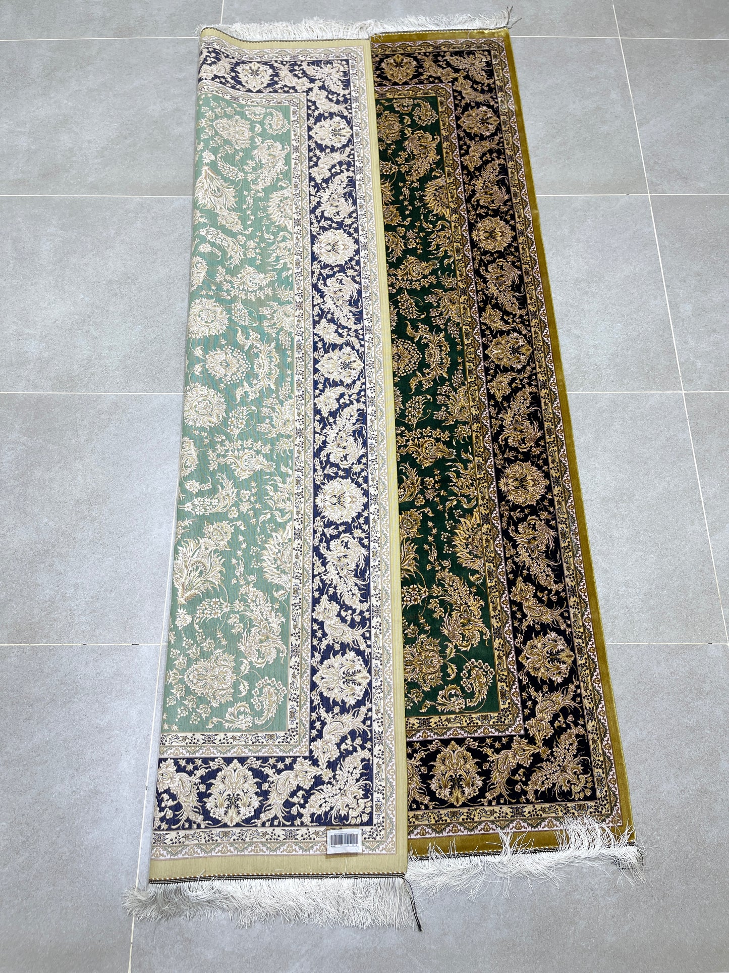 Premium Irani 1600 Reed Machine Made Rug - Yellow & Green with Cotton Back
Size : 5 ft width x 7.3 ft length (150cm x 225cm)