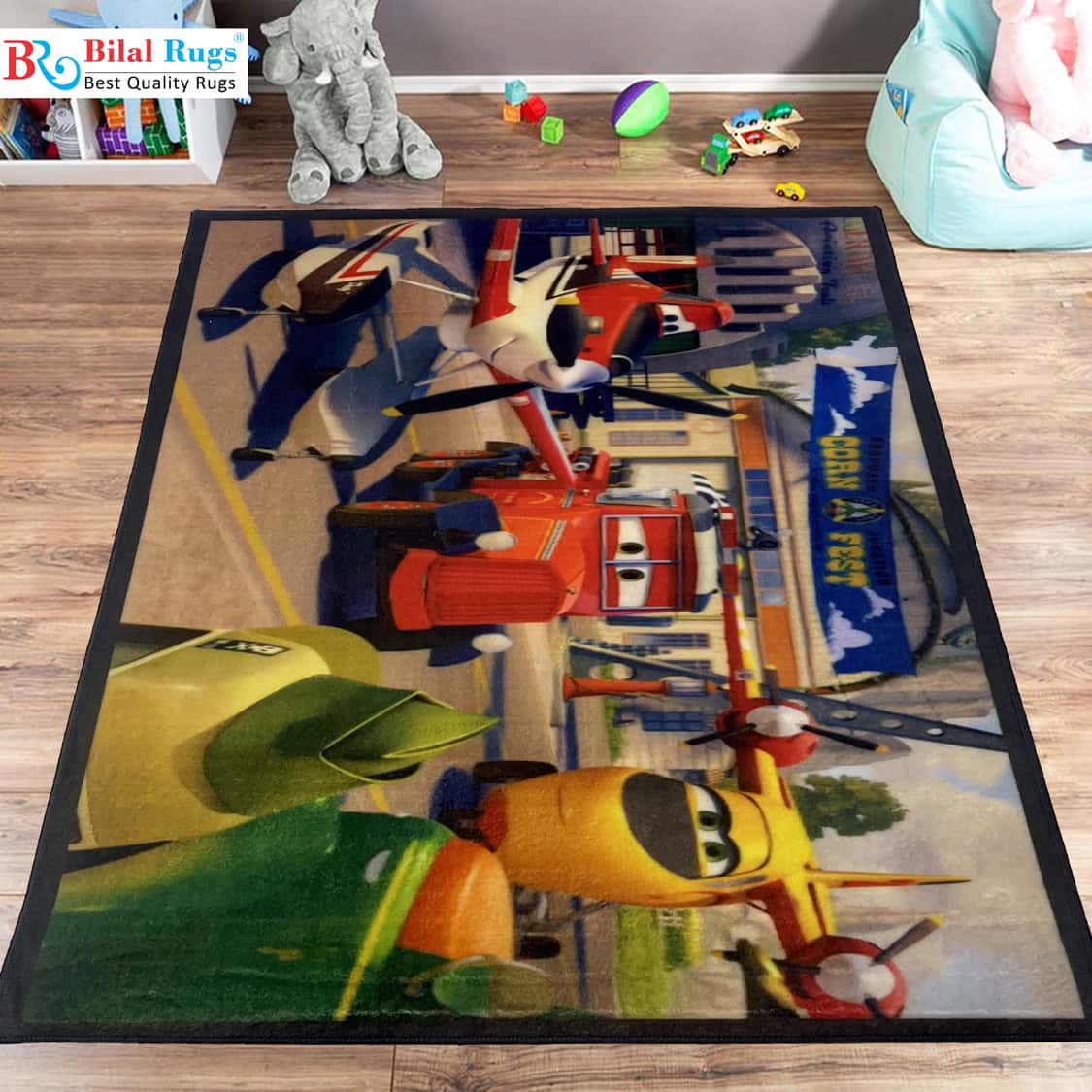 TPR Non Woven Rugs For Kids Room
Article-74-Multi