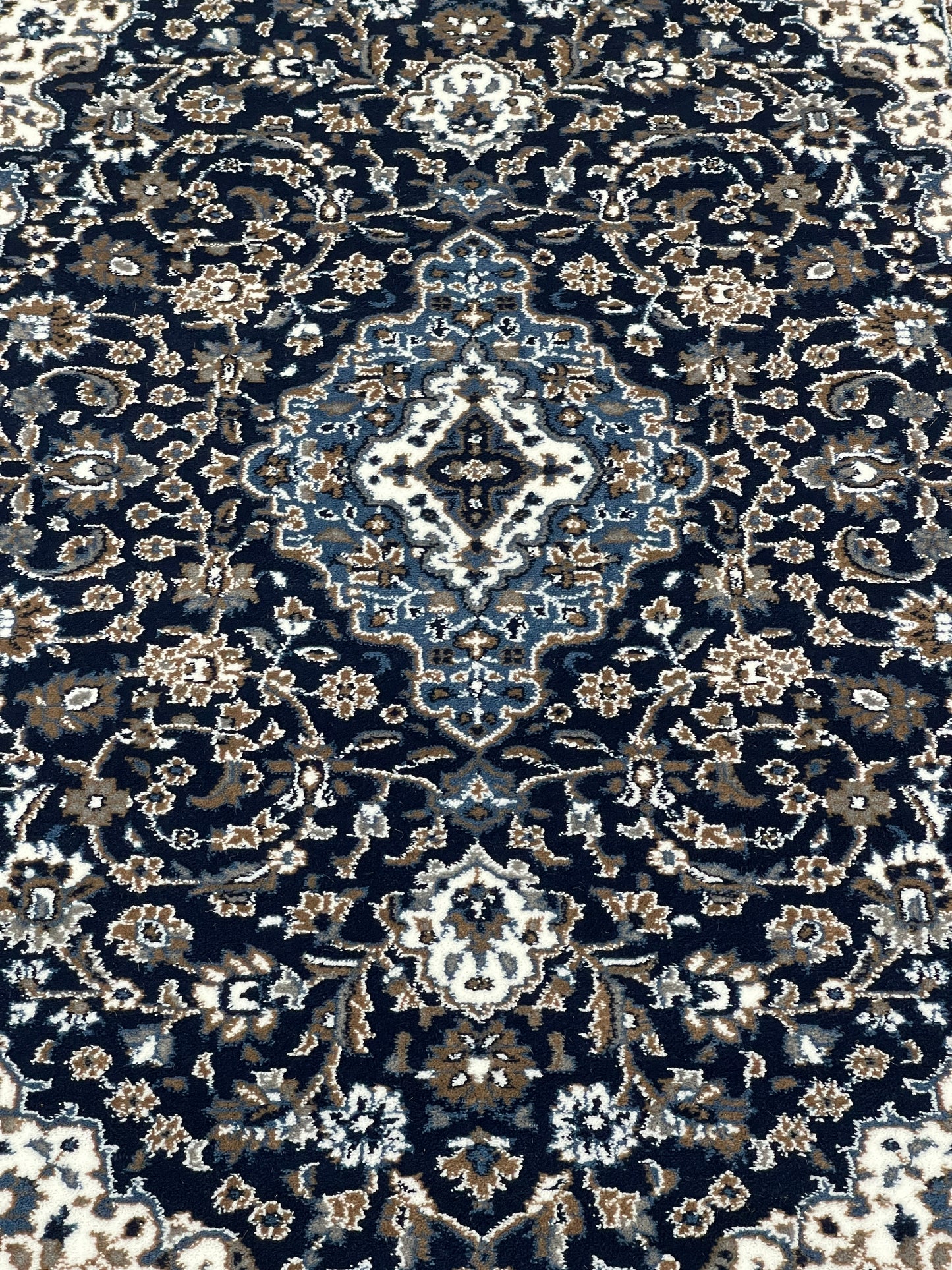 Persian polypropylene Rug,back woven(Article-01-Dark Blue)
Size : 5ft width  x 7.3ft length (150cm x 220cm)