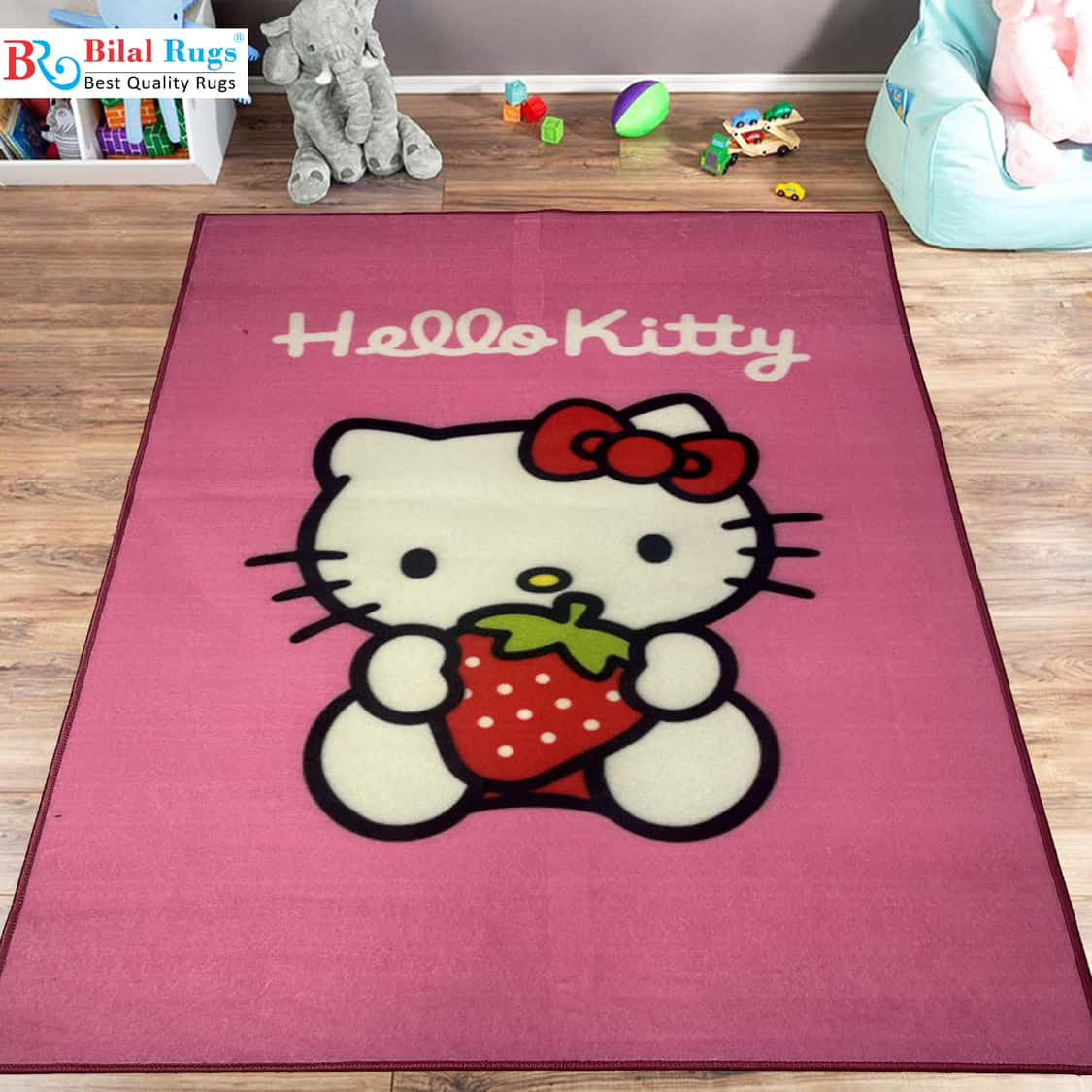 TPR Non Woven Rugs For Kids Room
Article-75-Pink