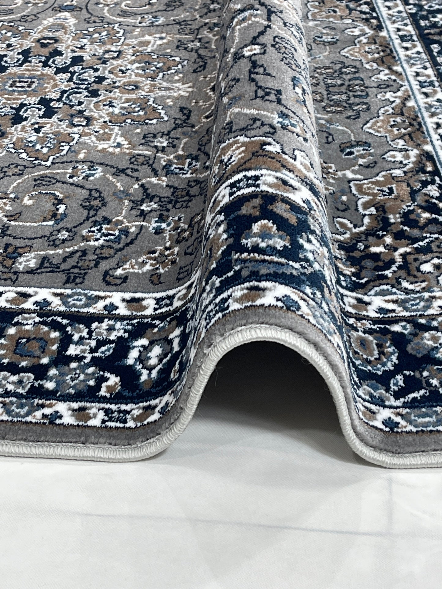 Persian Polypropylene Rug,back woven(Article-19-Grey)