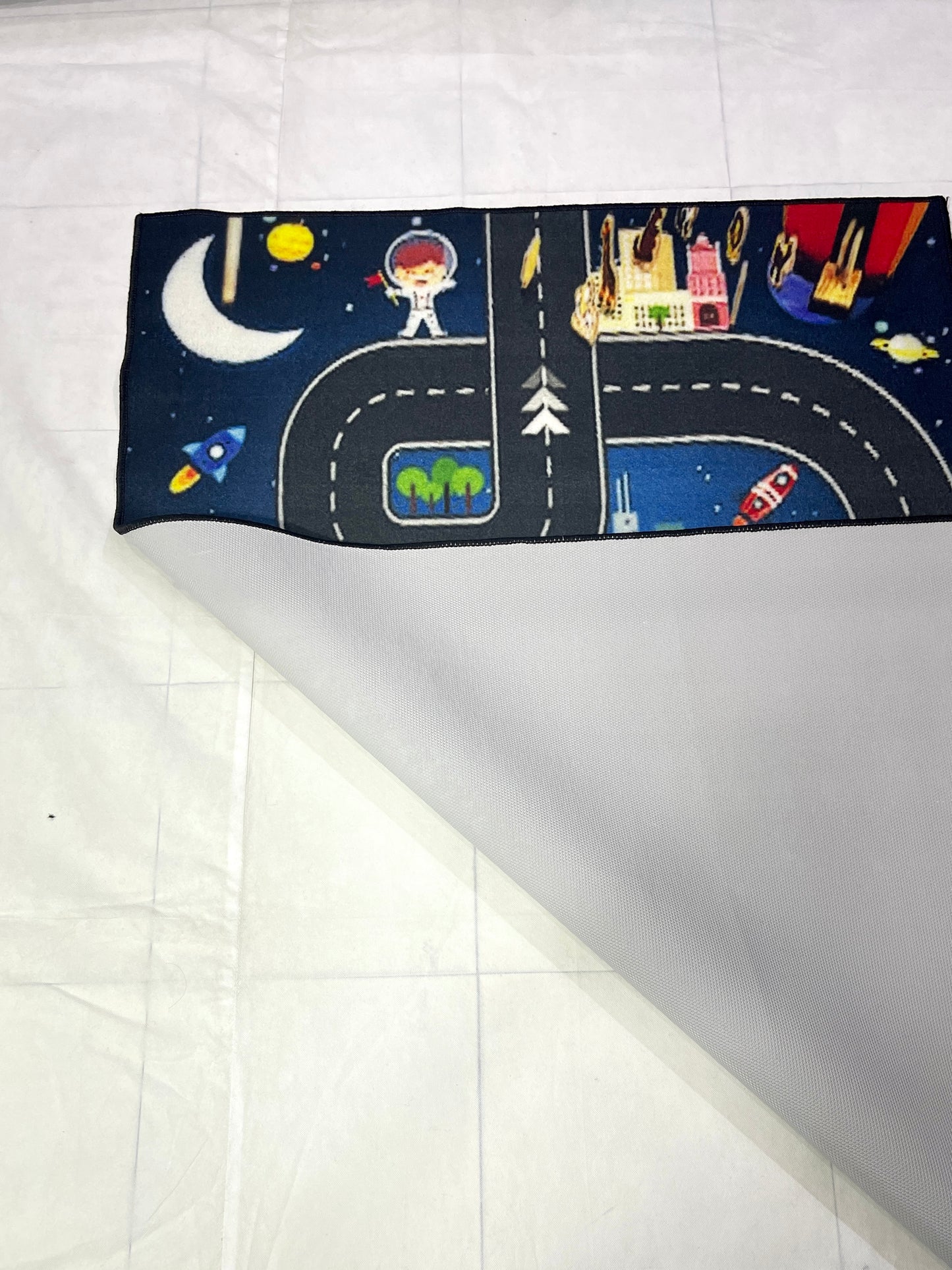 TPR Non Woven Rugs For Kids Room
Article-44- Blue