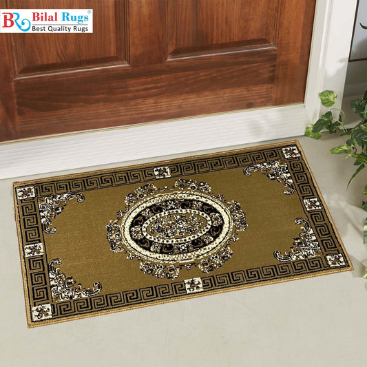 Versace Beige Polypropylene Woven Door Mat.
Size : 40 cm x 75 cm