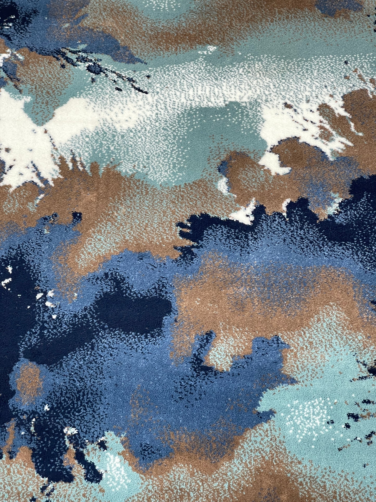 Modern Polypropylene Rug,Woven Back
(Article-69-Blue)
Size : 3 ft width x 5 ft length (100cm x 150 cm)
