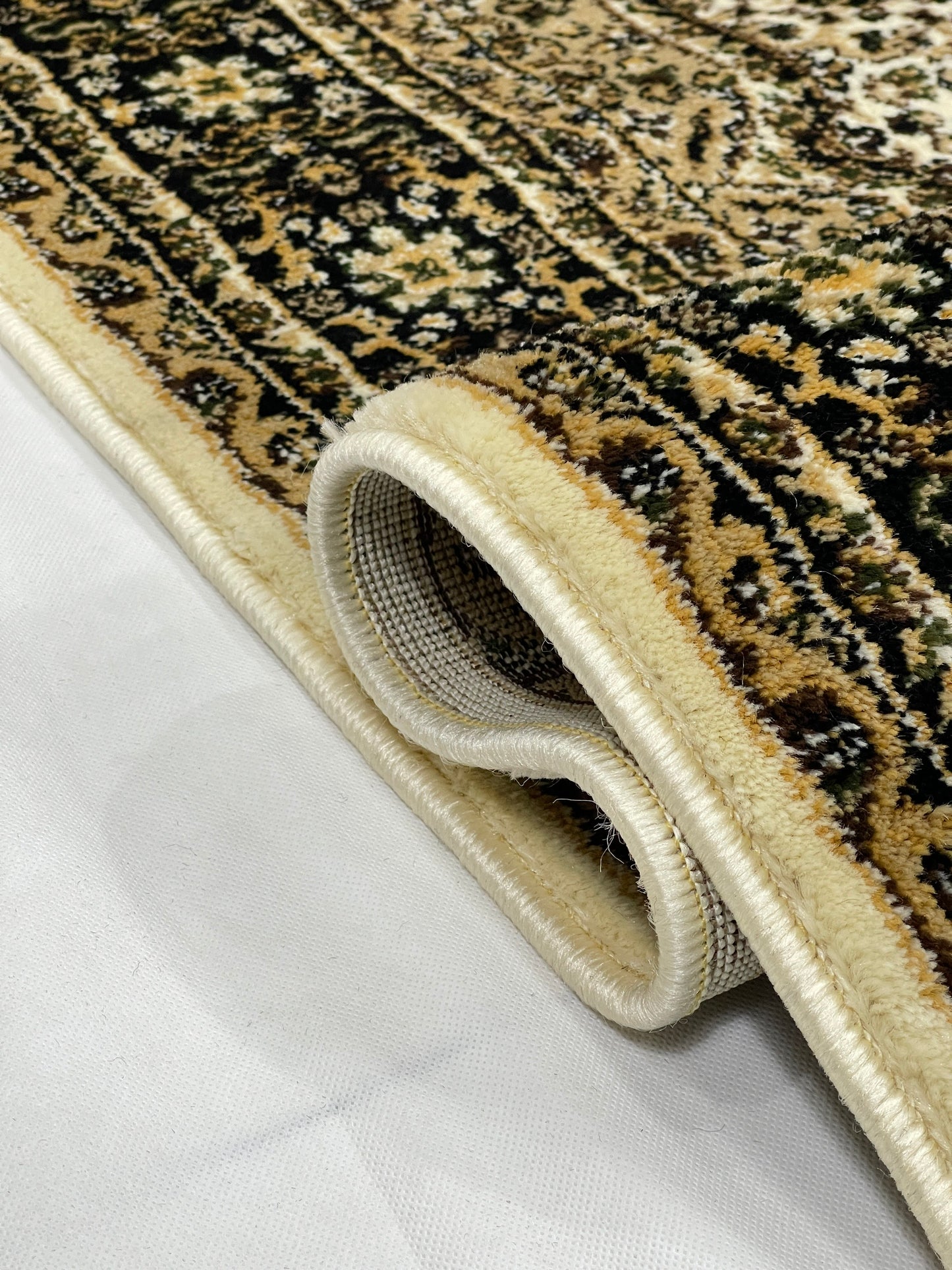 Persian polypropylene Rug,back woven(Article-99-Off white)