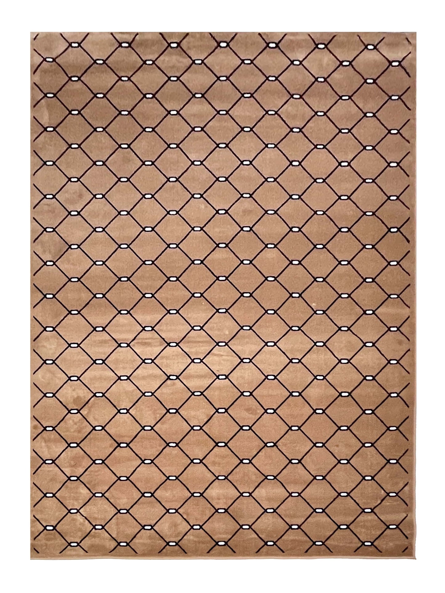 Modern polypropylene Rug,back woven(Article-443-Mink)
Size : 6.6 ft width x 9.6 ft length (200cm x 290cm)