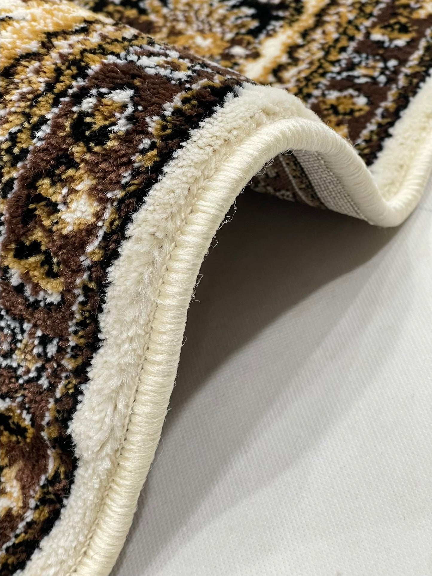Persian polypropylene Rug,back woven(Article-25-Off white)