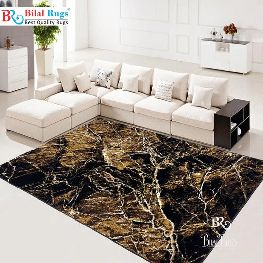 Modern polypropylene Rug,back woven(Article-1999-Black , Beige)
Size : 5ft width  x 7.3ft length (150cm x 220cm)