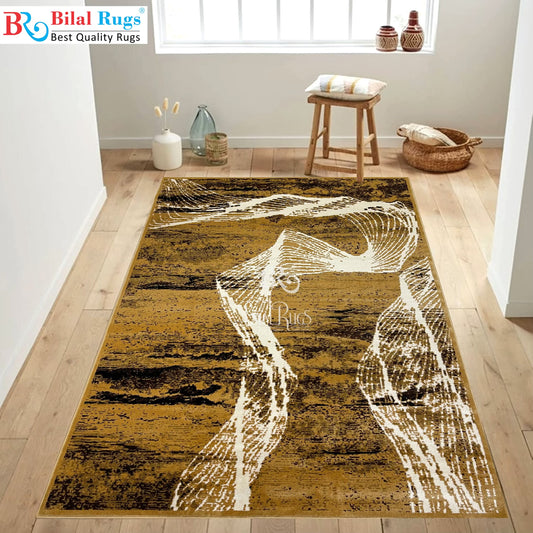 Modern polypropylene Rug,back woven(Article-199-Biege)
