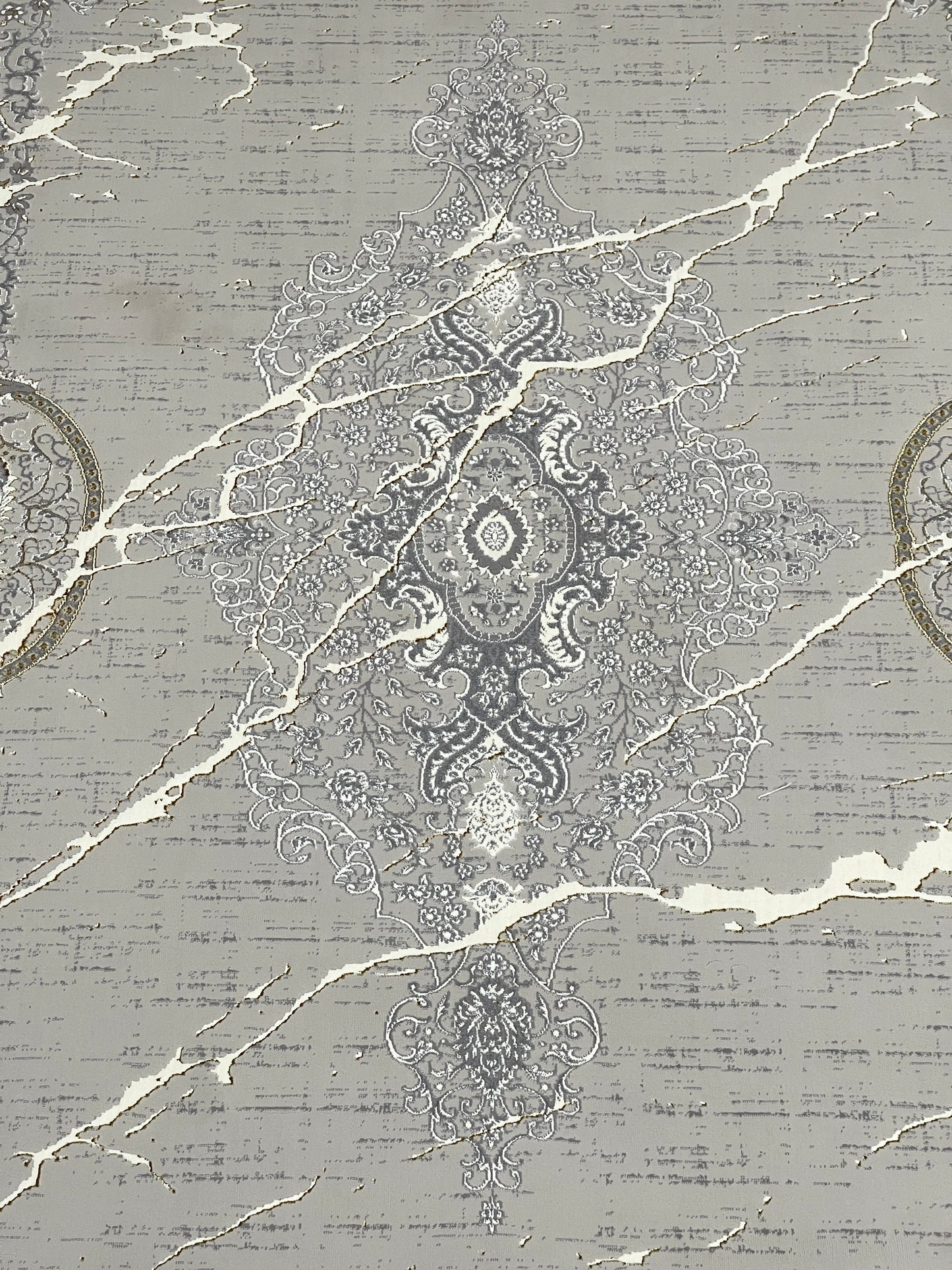 New Turkish Silk (Surya A) 
Size: 6.6 ft width x 9.6 ft length (200cm x 290cm)
Article -628- Off White