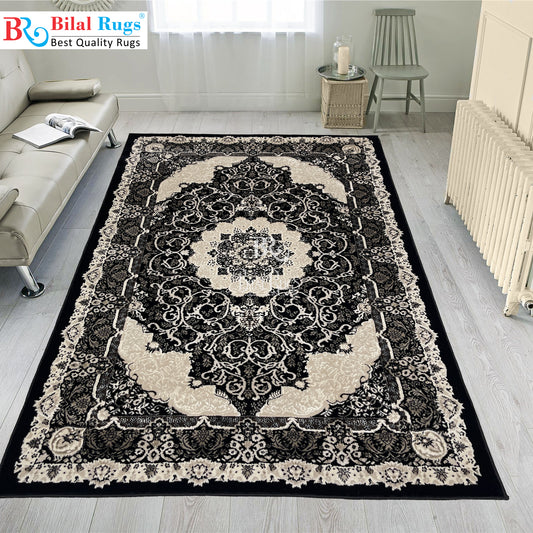 Turkish Top Quality Silk.(Article-1052-Black)