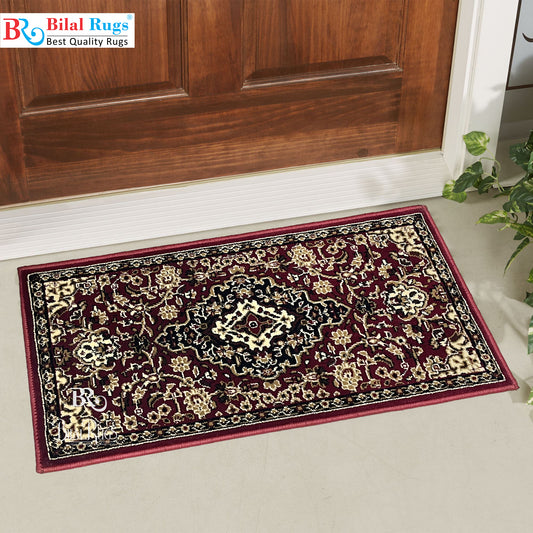 Red Polypropylene Woven Door Mat.
Size : 40 cm x 75 cm