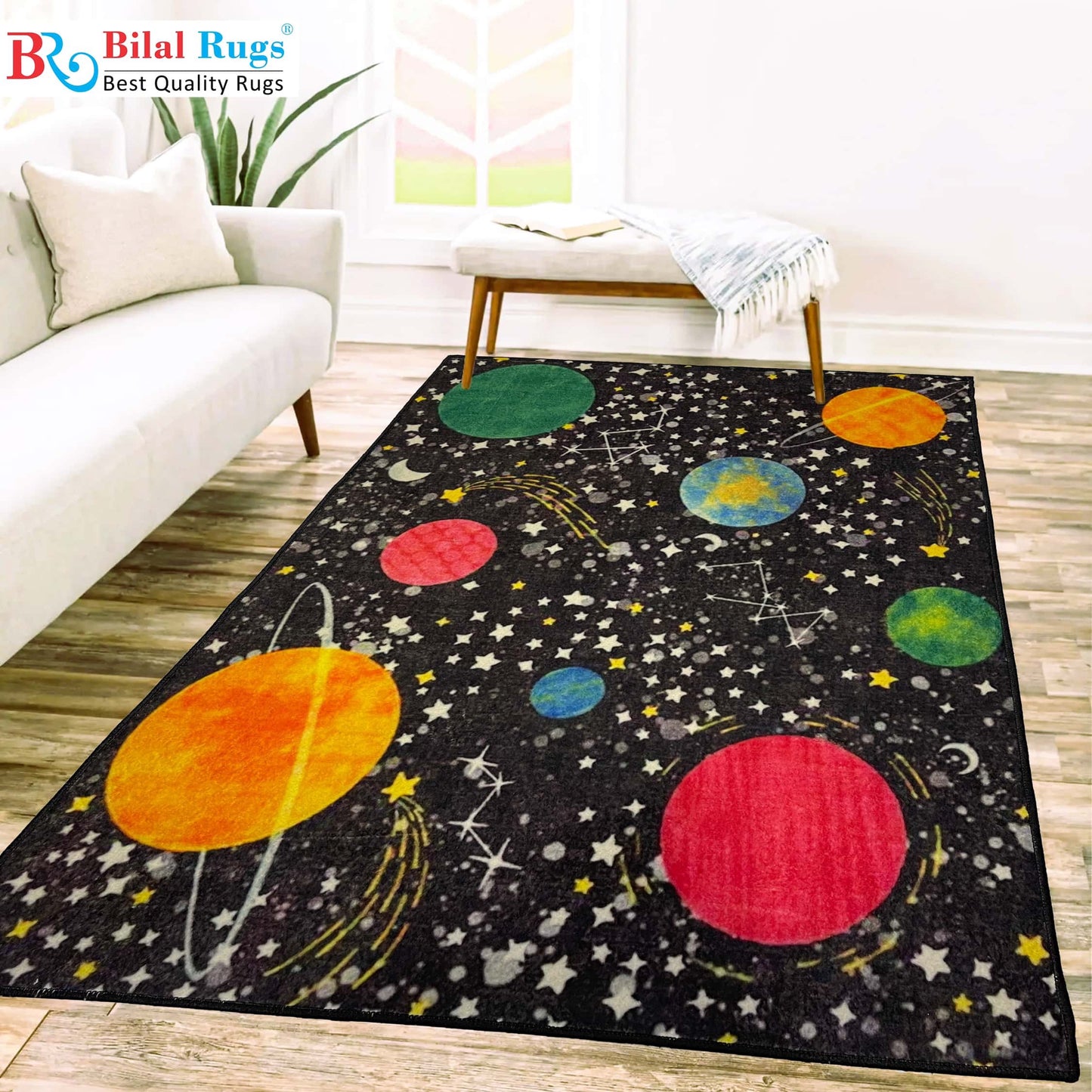 TPR Non Woven Rugs For Kids Room
Article-33-Black