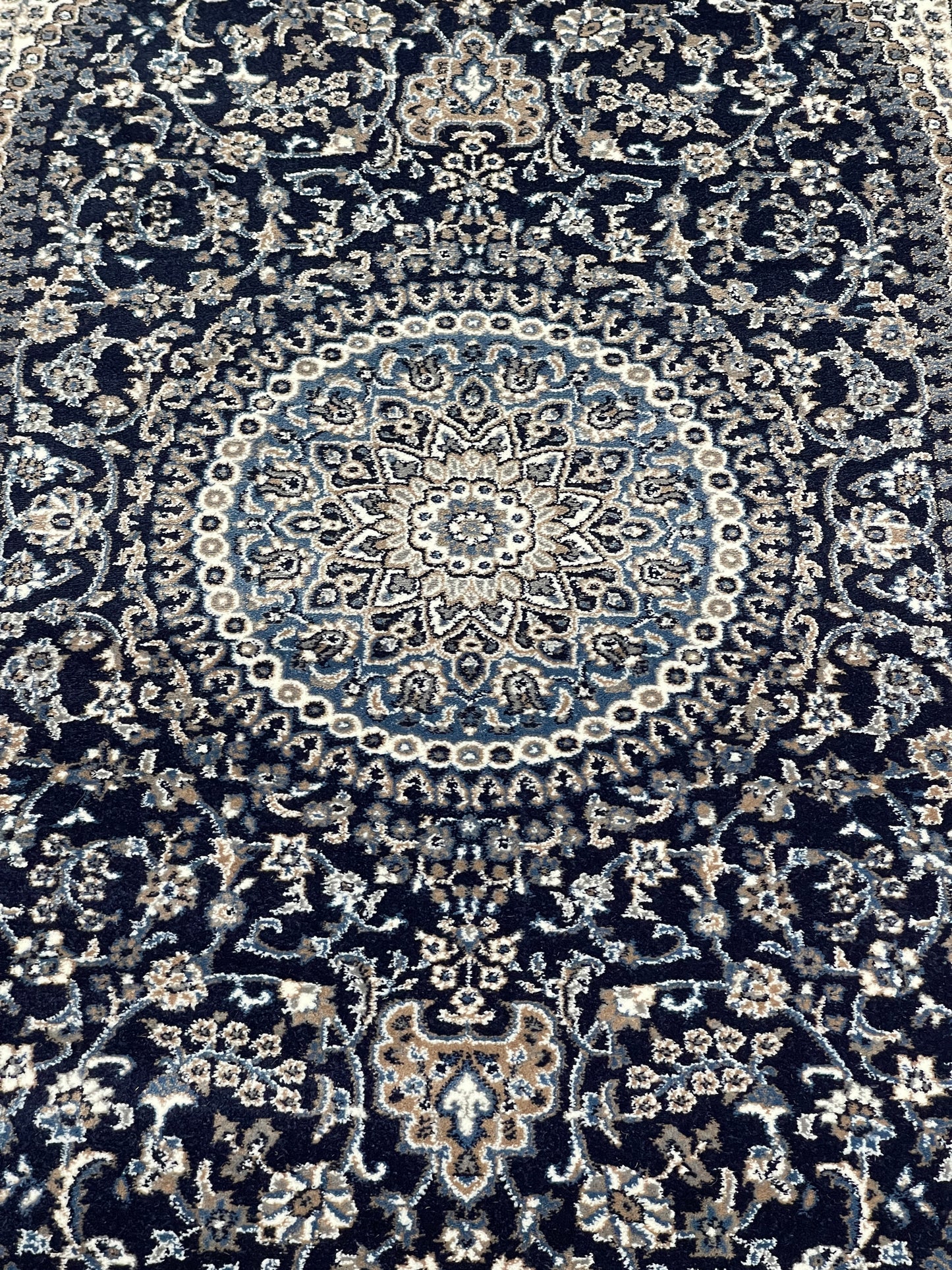 Persian Polypropylene Rug woven Back
Article-22-Dark Blue