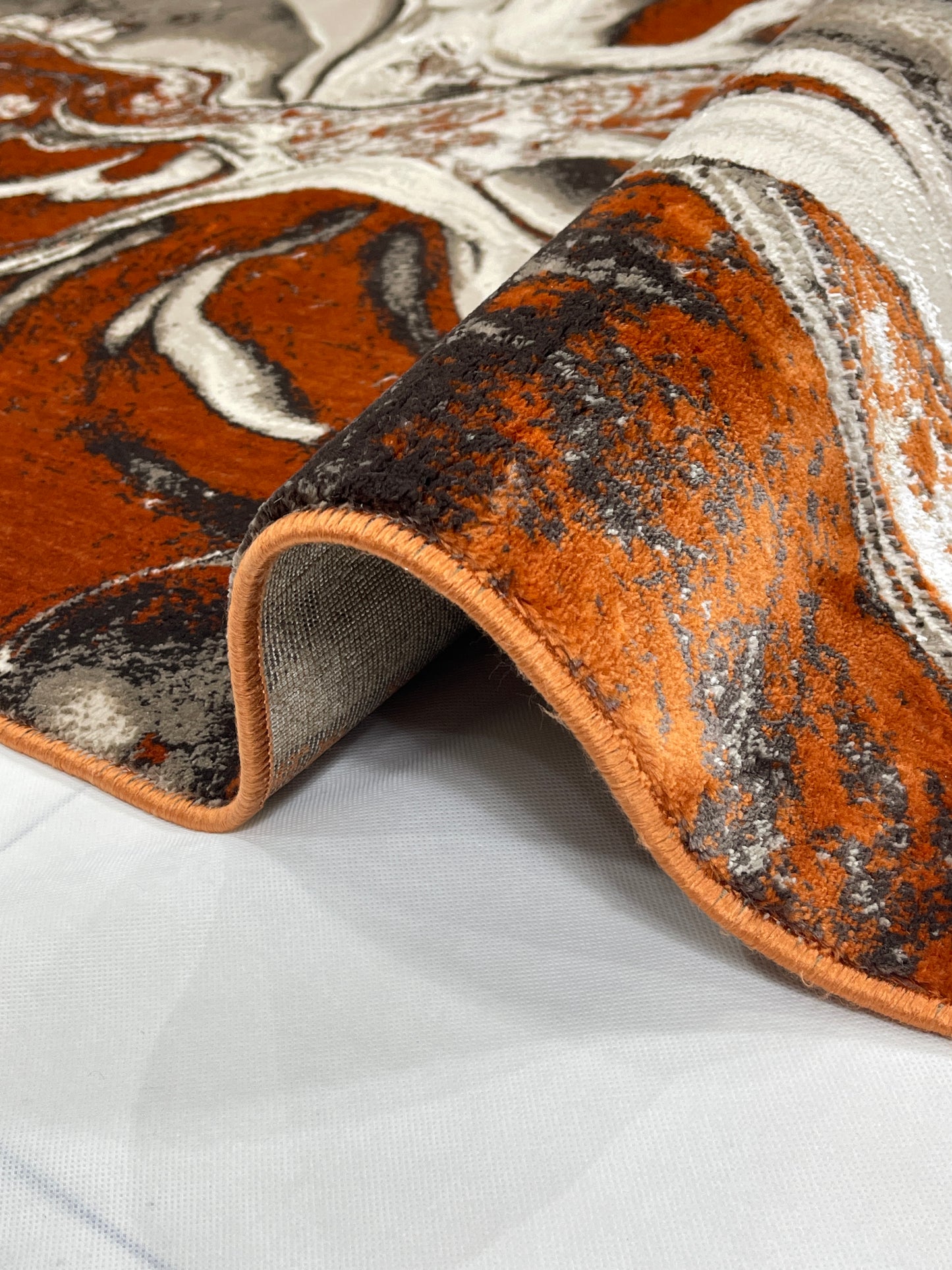 Turkish Top Quality Silk.(Article-1048-Rust)