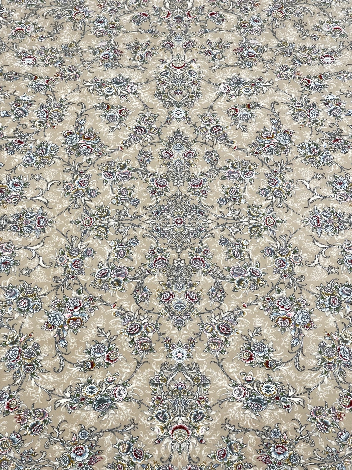 Irani Pure Acrylic 1200 Reeds
Article -212-Beige
Size : 6.6 Ft width x 9.6 Ft length (200cm x 290cm)