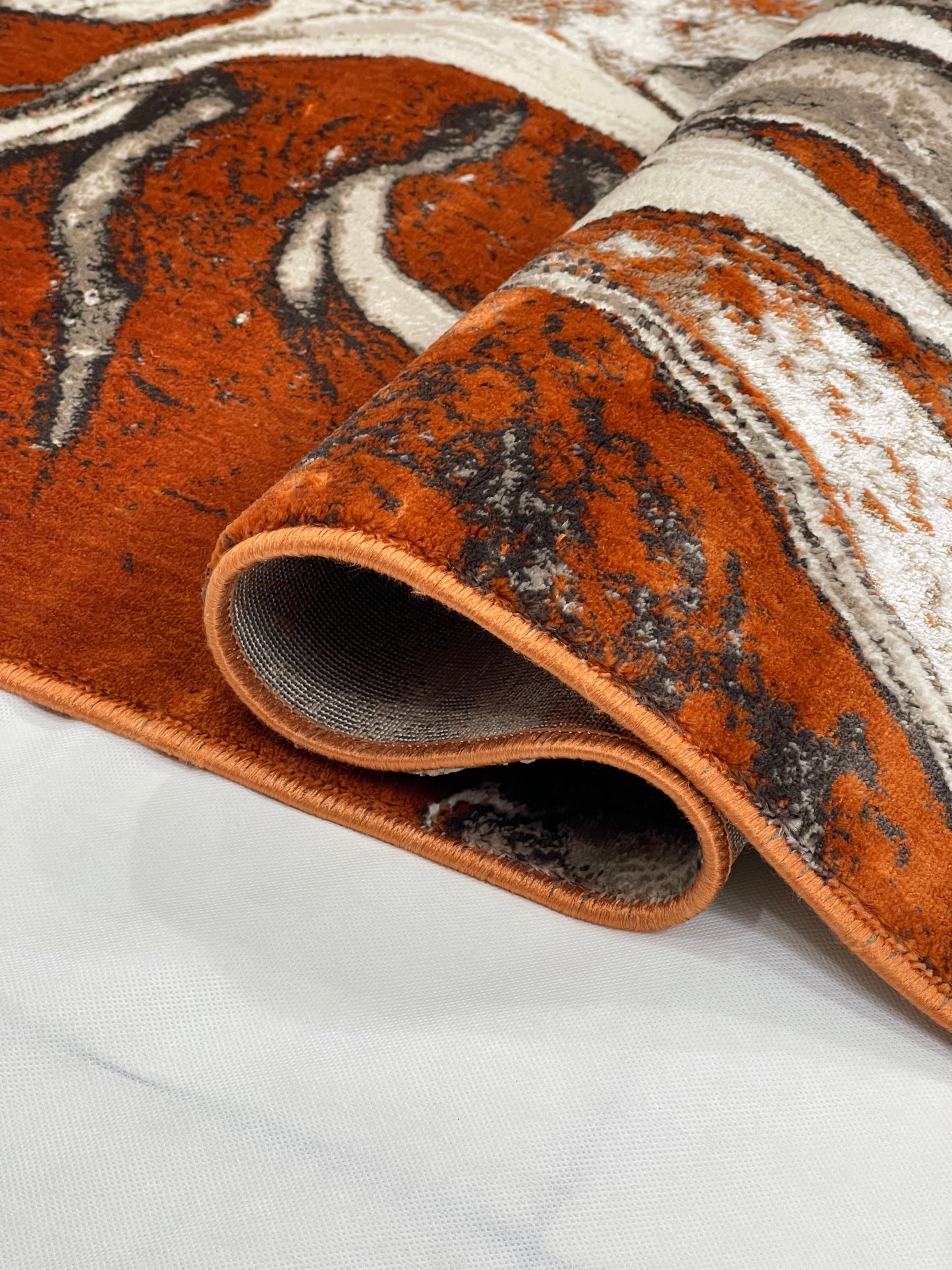 Turkish Top Quality Silk.(Article-1048-Rust)