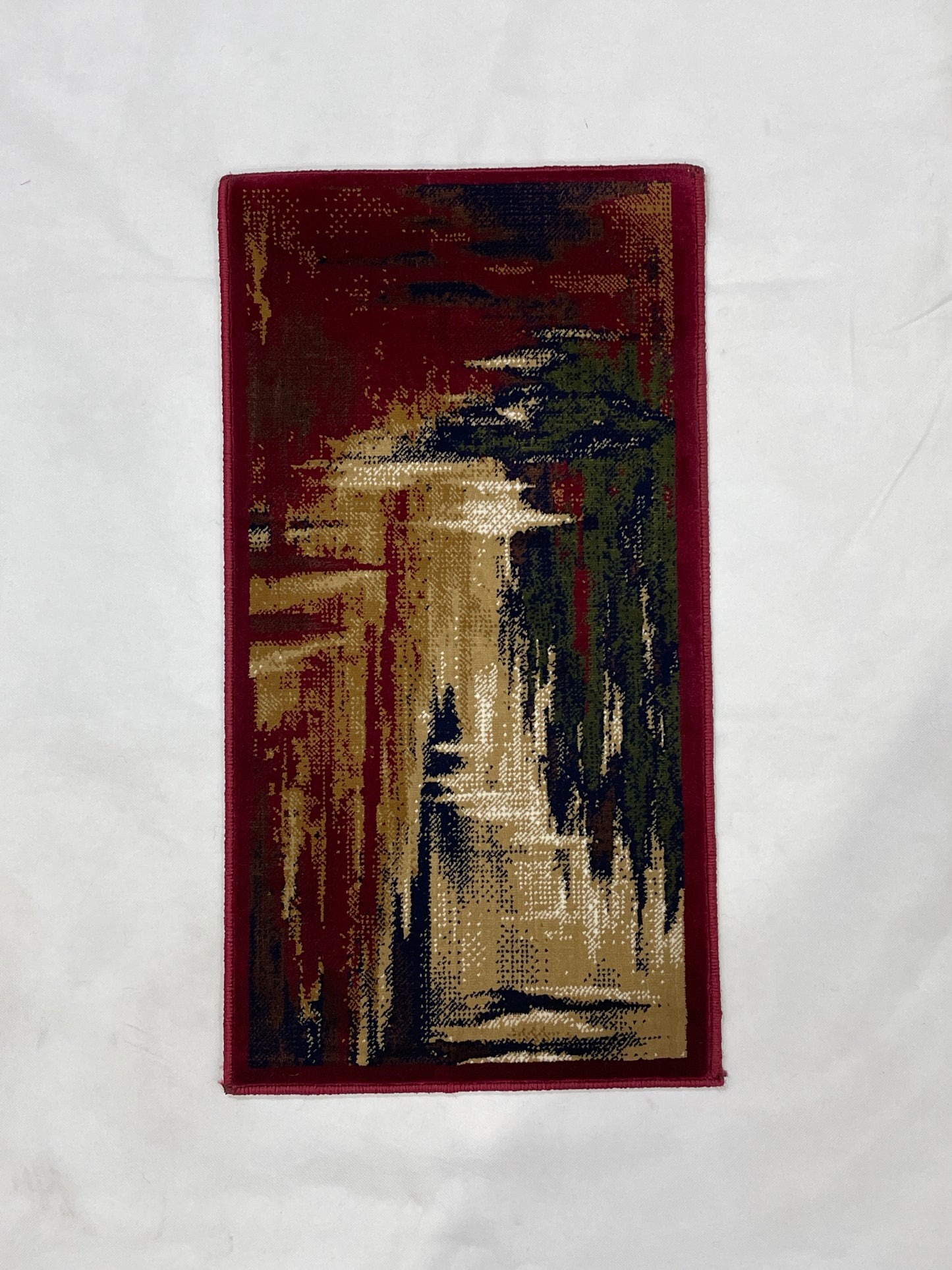 Red Polypropylene Woven Door Mat.
Size : 40 cm x 75 cm