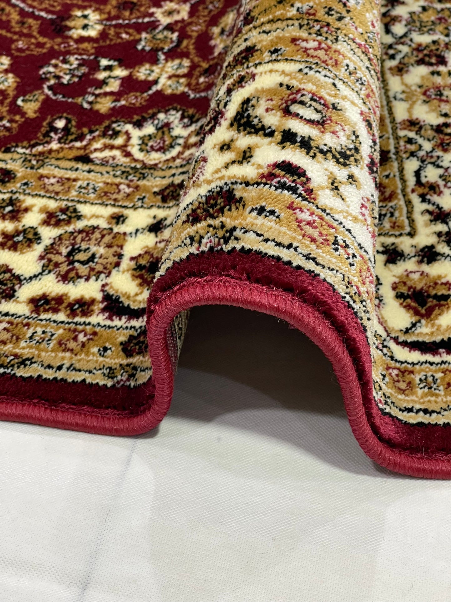 Persian Polypropylene Rug,back woven(Article-19-Red)