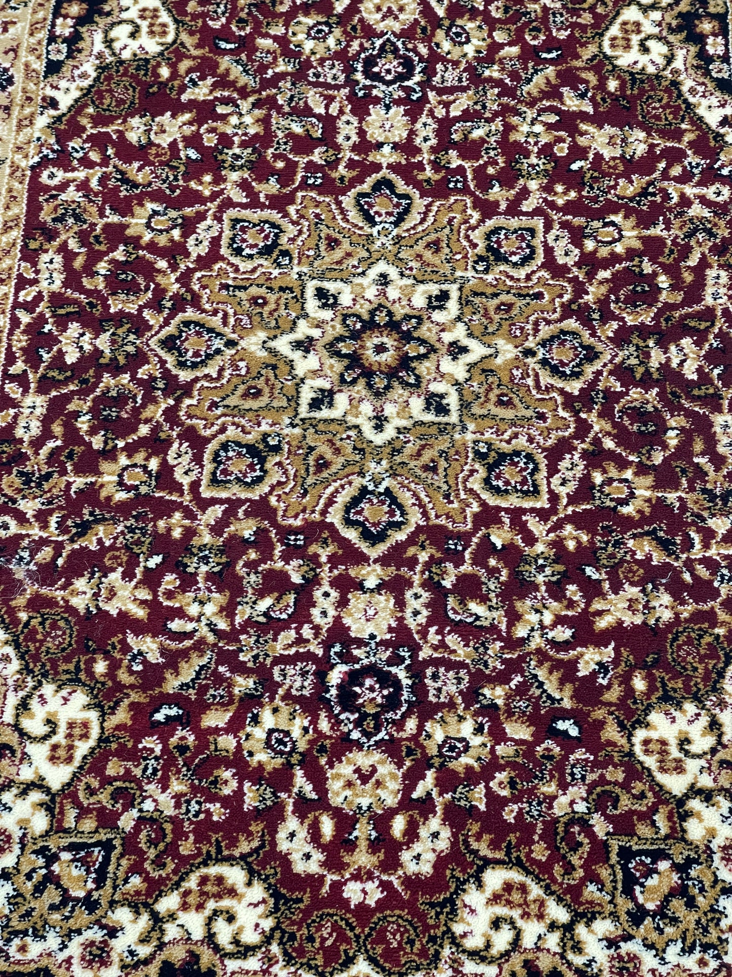 Persian Polypropylene Rug,Woven Back
(Article-20-Red)
Size : 3 ft width x 5 ft length (100cm x 150 cm)