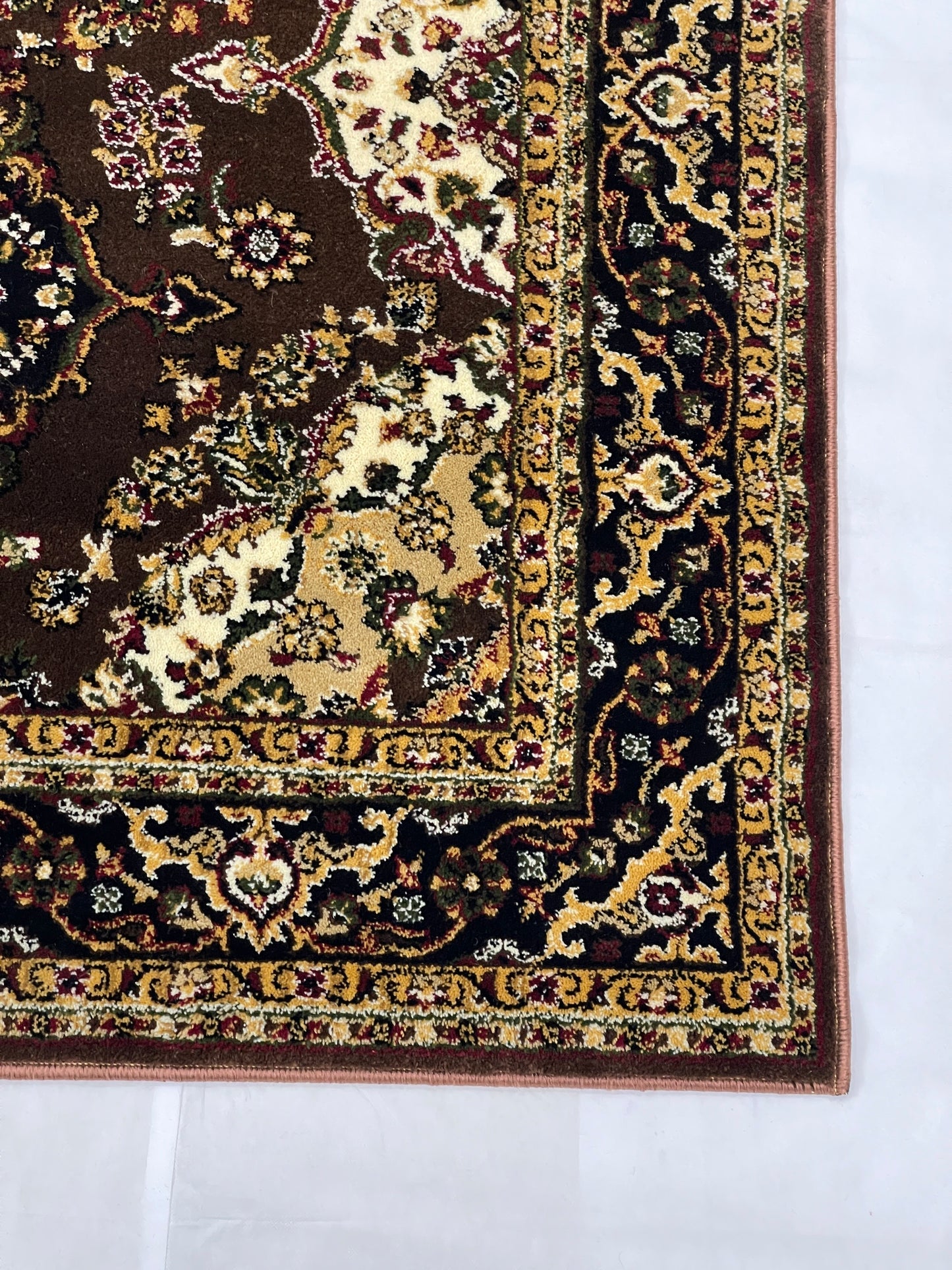 Persian Polypropylene Rug,back woven(Article-28-Brown)
Size : 5ft width  x 7.3ft length (150cm x 220cm)