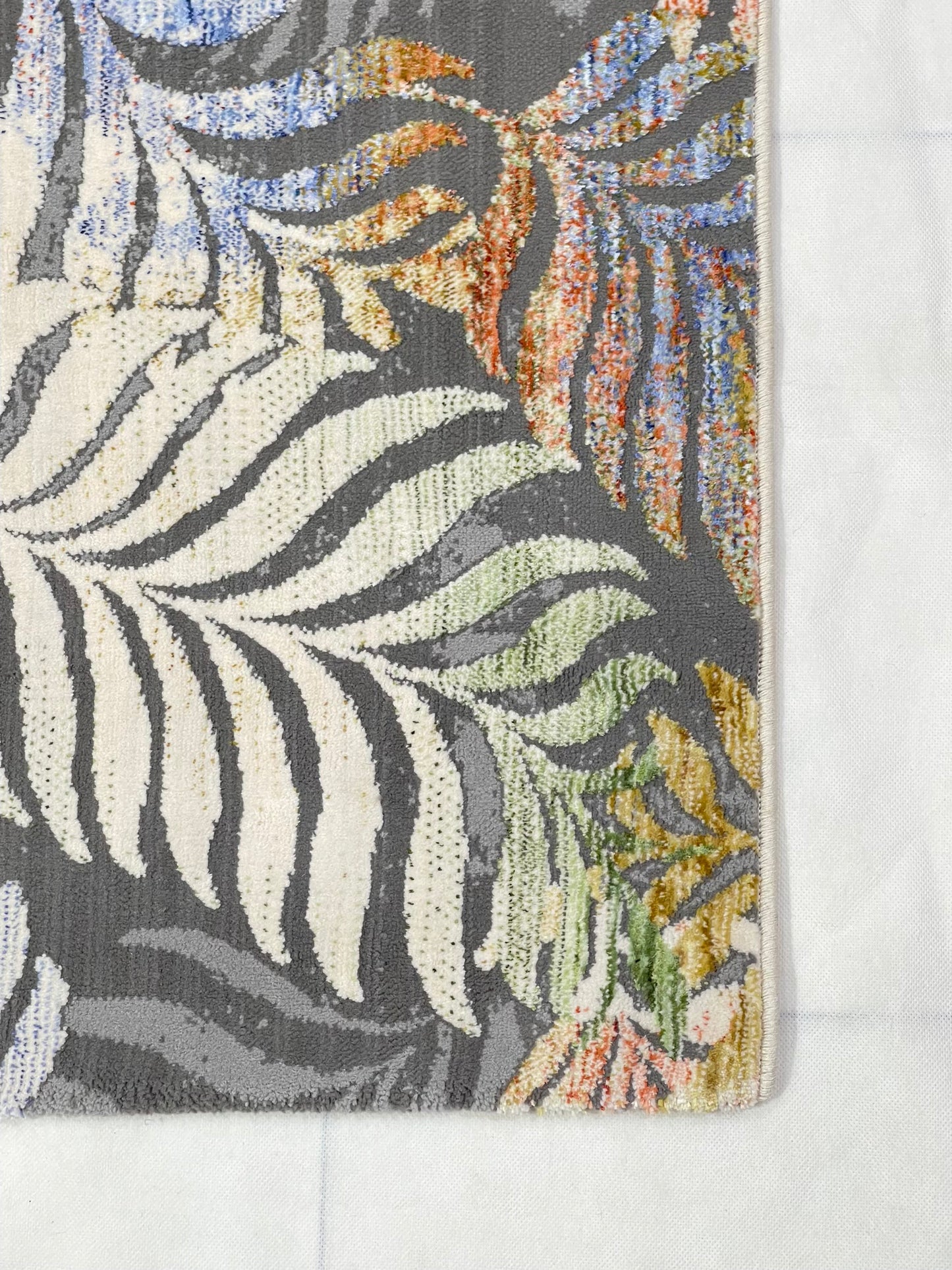 Irani viscose Rug , Woven Back Article-307-Multi Size : 3 ft width x 5 ft length (100 cm x 150cm)