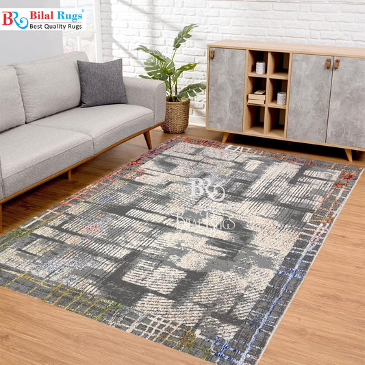 Irani viscose Rug , Woven Back
Article-301-Multi
Size : 3 ft width x 5 ft length (100 cm x 150cm)