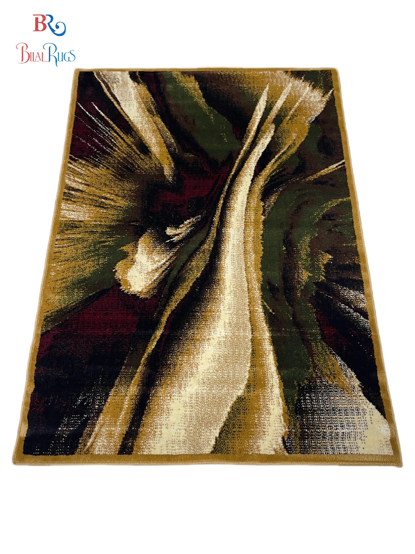 Modern polypropylene Rug,back woven
(Article-123-Gold)
Size : 4 ft width x 5.6 ft length (120 cm x 170 cm)