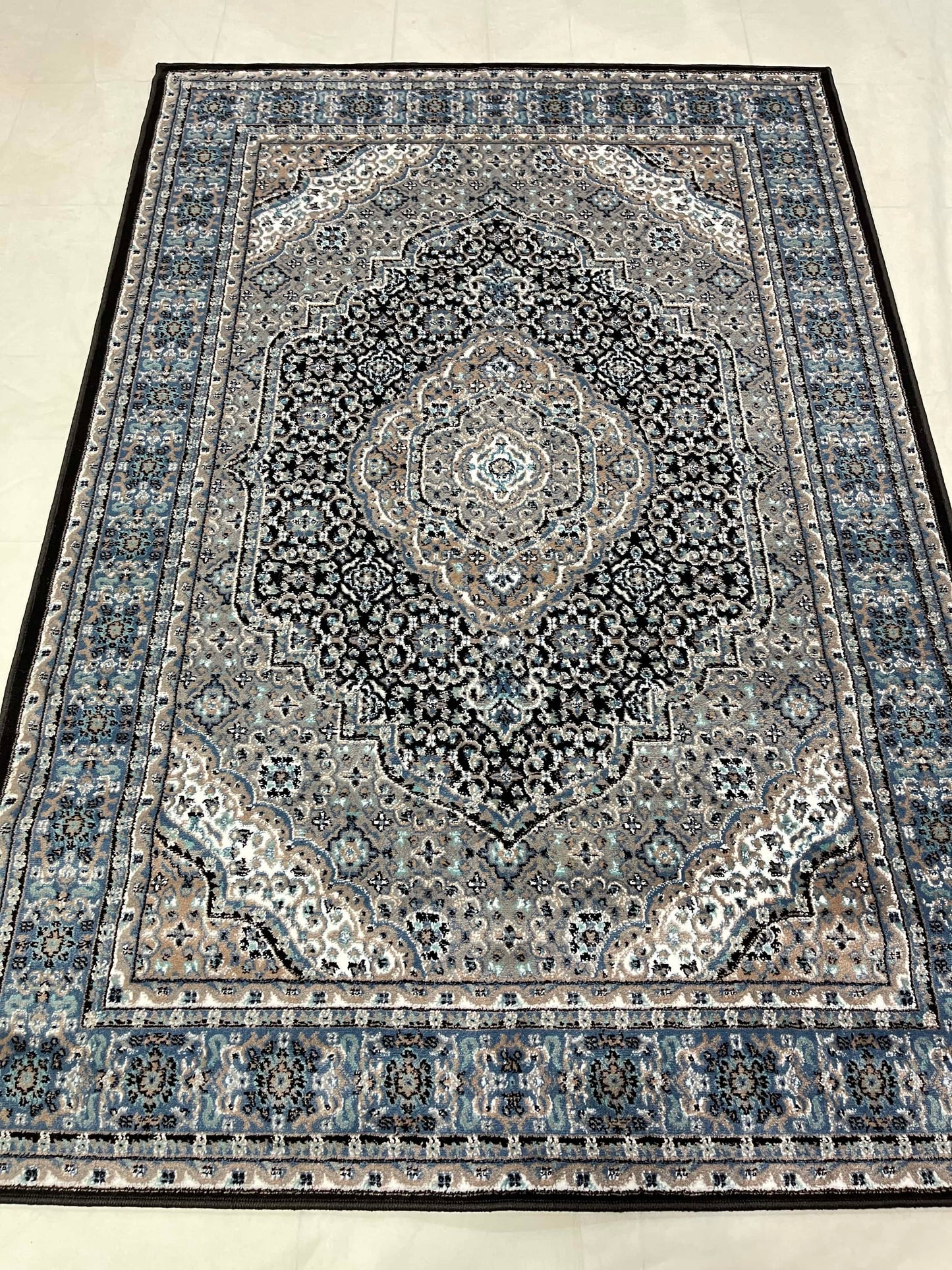 Persian  Polypropylene Rug,back woven(Article-1021-Blue)
Size : 5ft width  x 7.3ft length (150cm x 220cm)