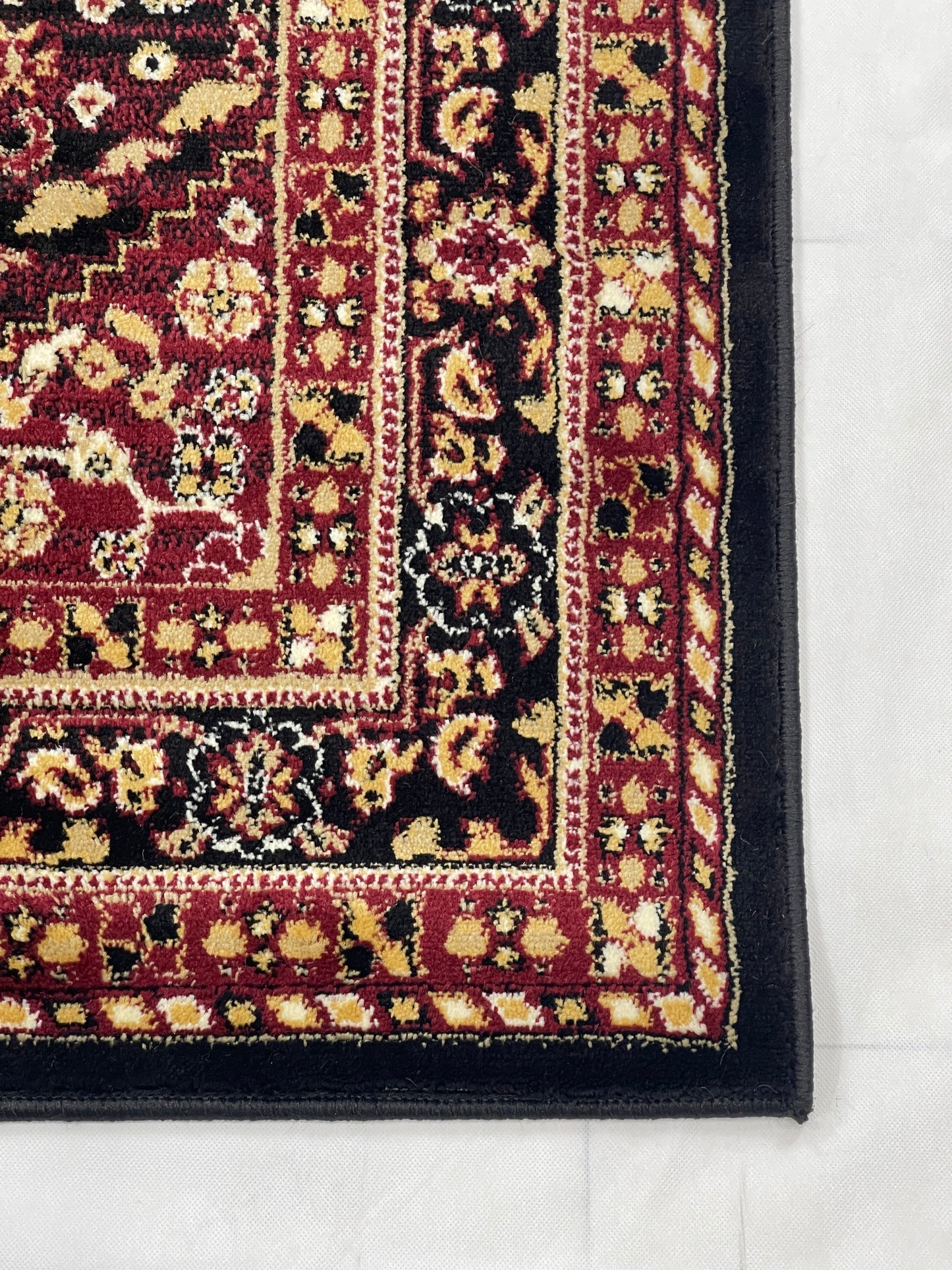 Persian polypropylene Rug,back woven
(Article-23-Black)