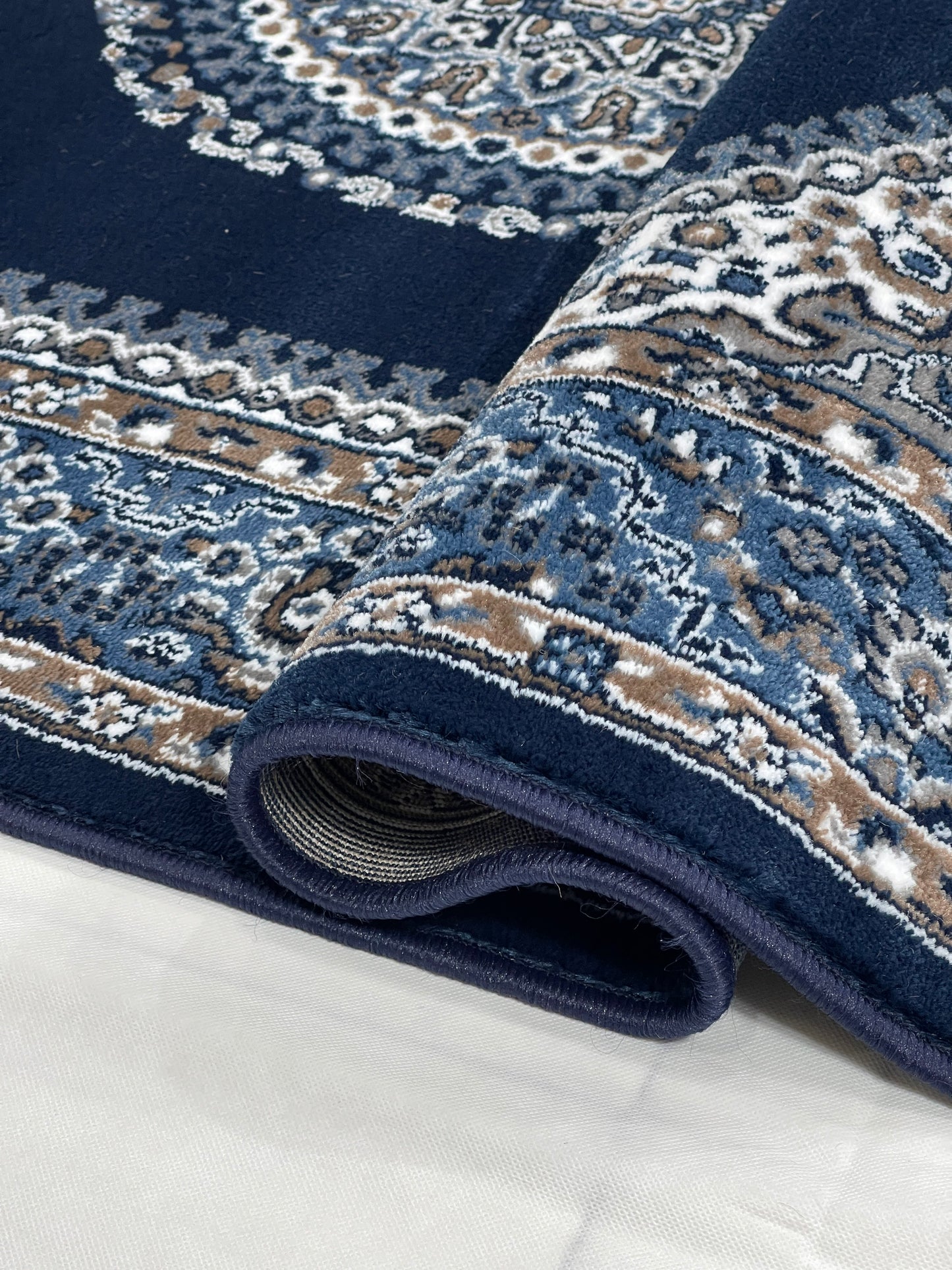 Persian  Polypropylene Rug,back woven(Article-22-Blue)
Size : 5ft width  x 7.3ft length (150cm x 220cm)