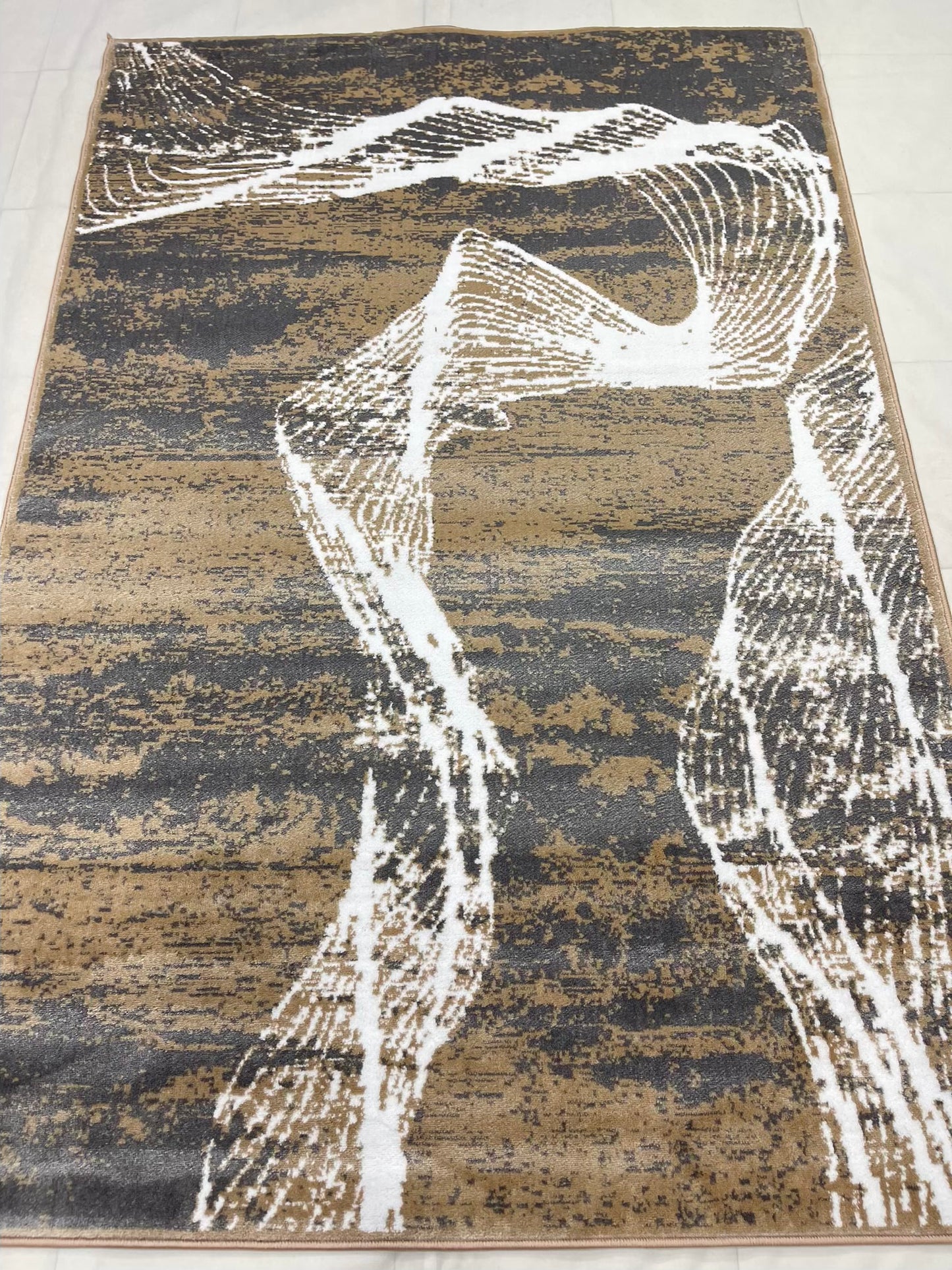 Modern polypropylene Rug,back woven(Article-1999-Mink)
Size : 5ft width  x 7.3ft length (150cm x 220cm)