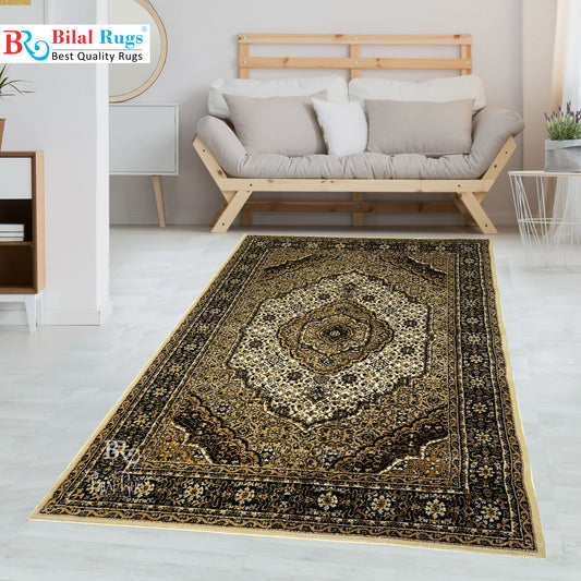 Persian polypropylene Rug,back woven(Article-99-Off white)