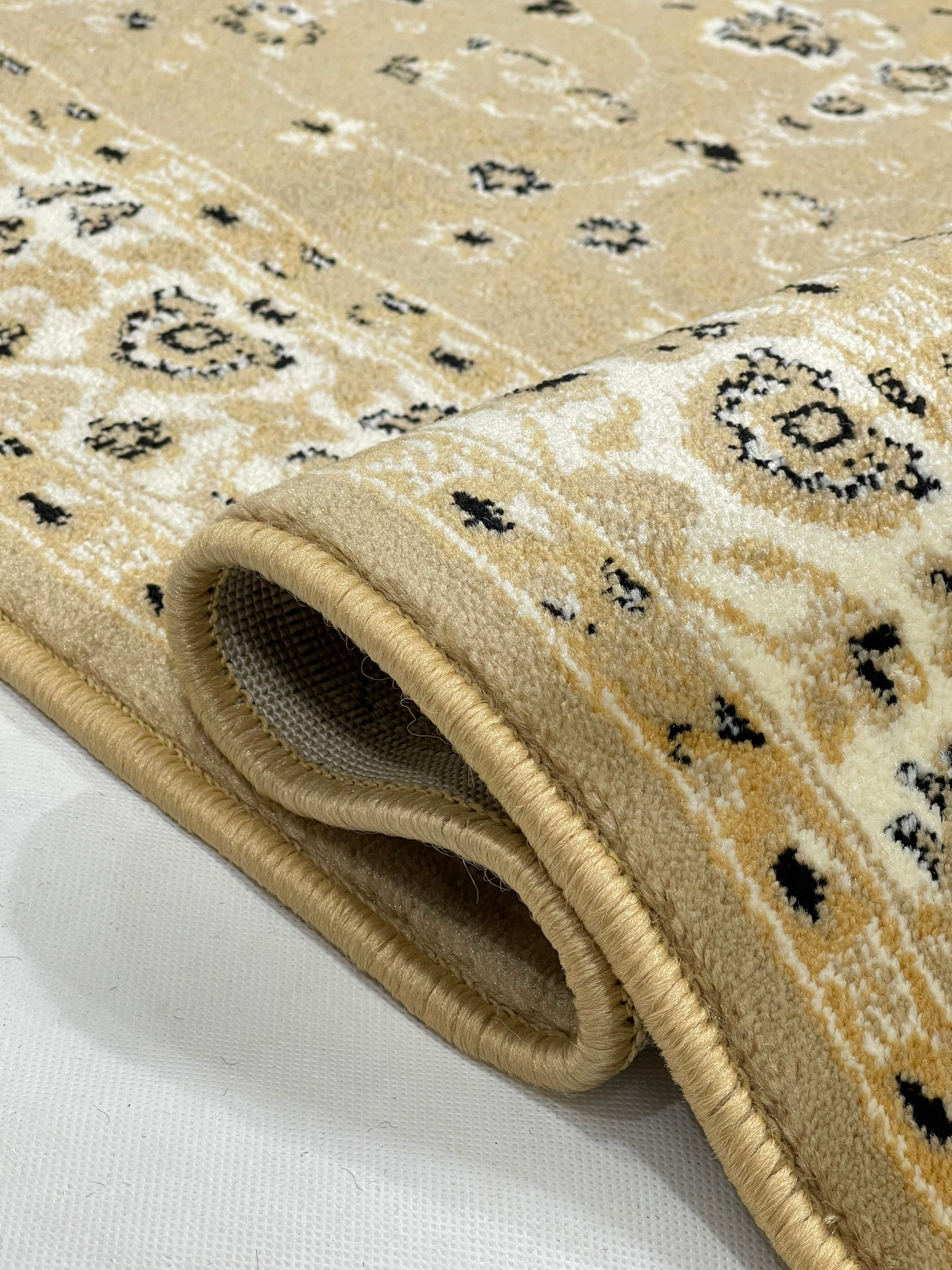 Persian polypropylene Rug,back woven(Article-19-Beige)