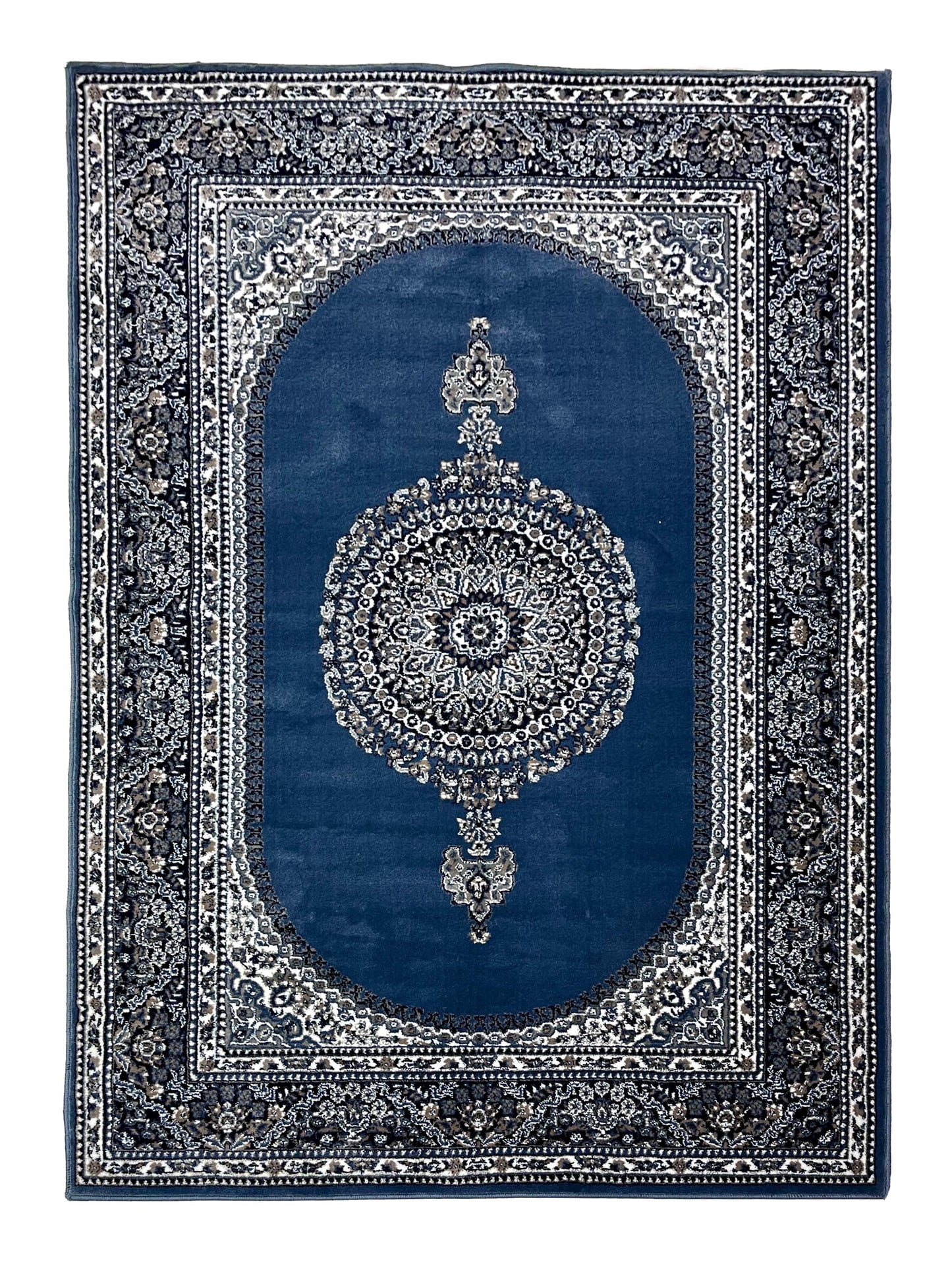 Persian polypropylene Rug,back woven(Article-22-Blue)
Size : 6.6 ft width x 9.6 ft length (200 cm x 290cm)