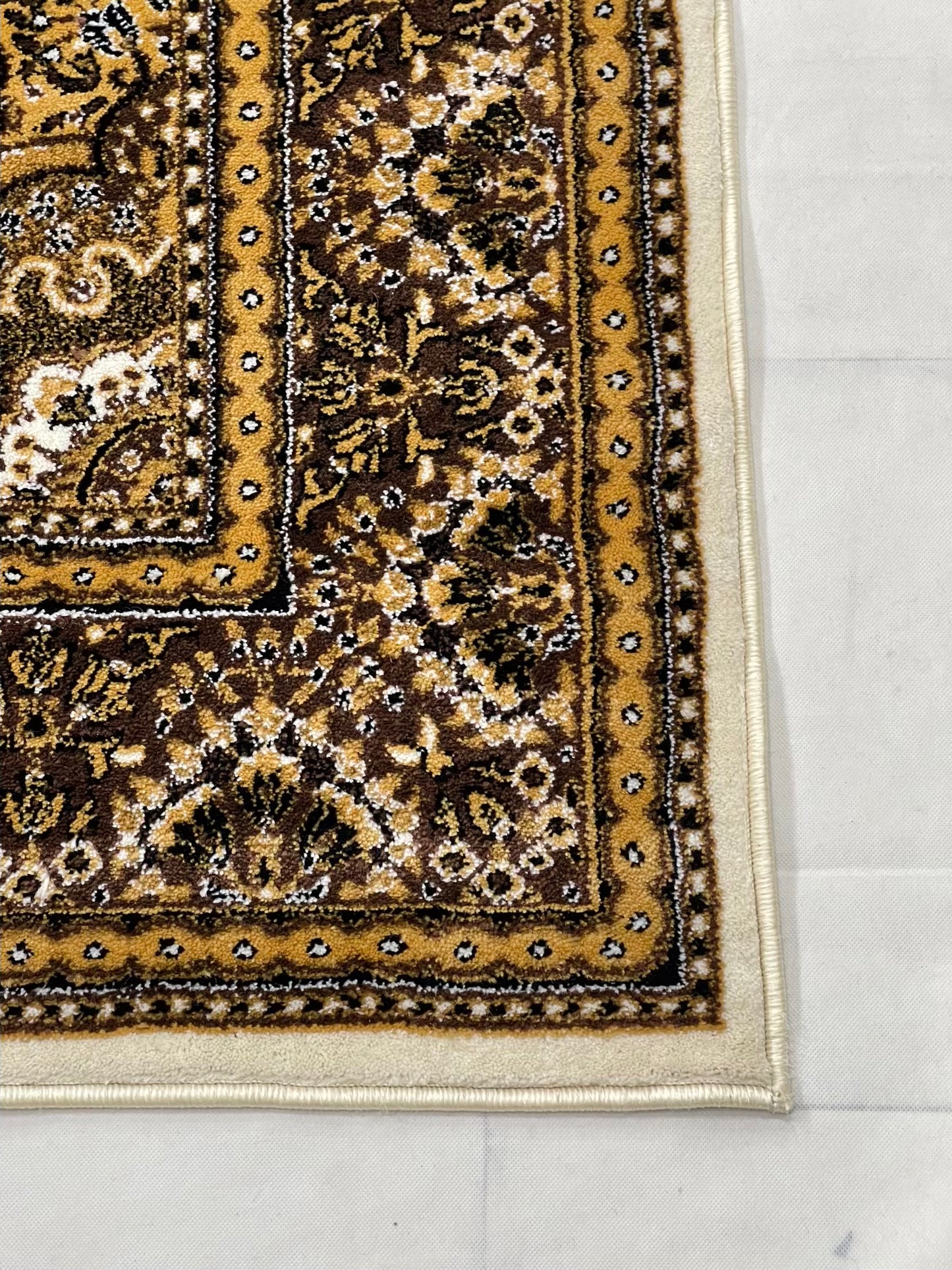Persian polypropylene Rug,back woven(Article-04-Off white)