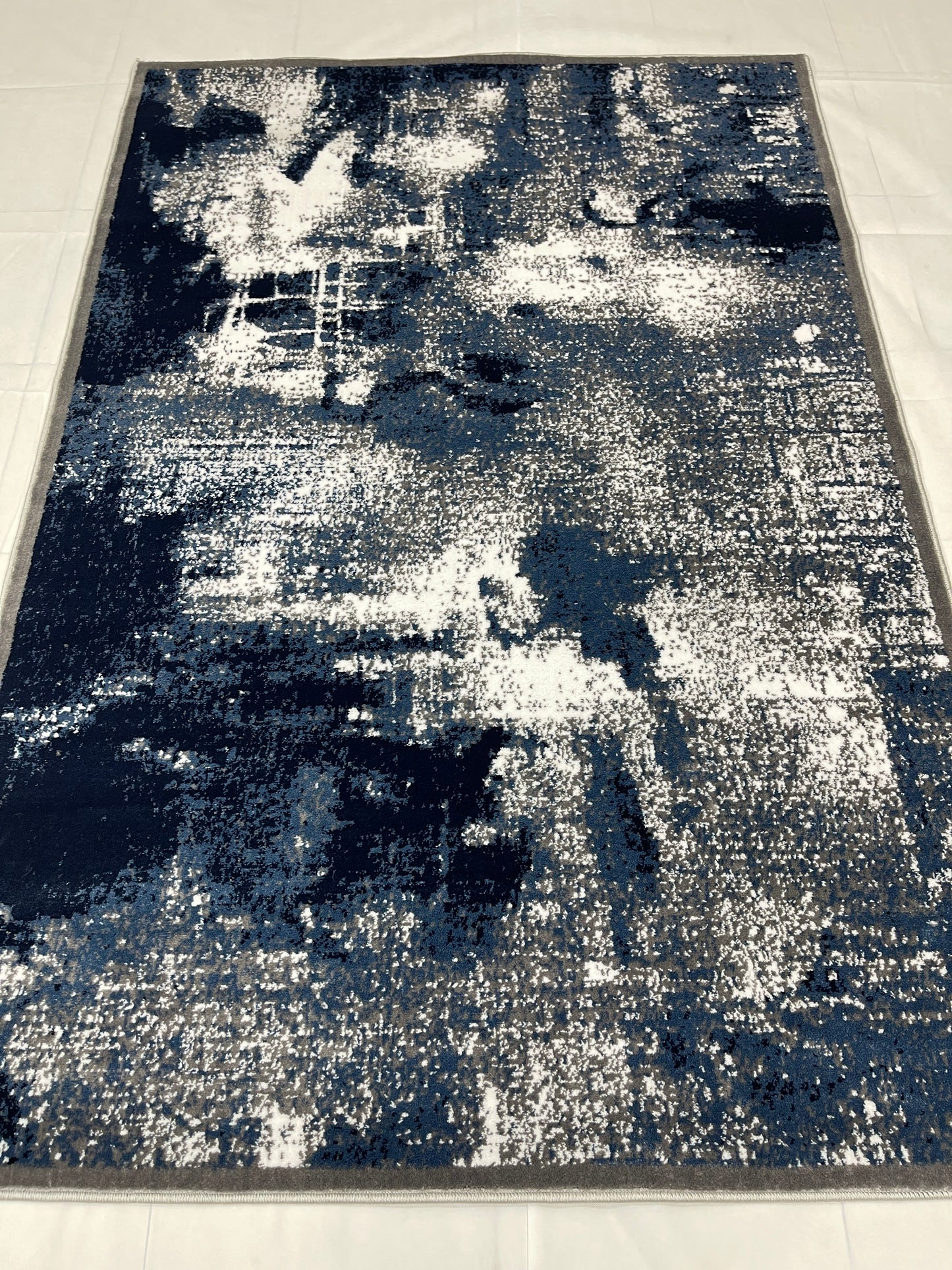 Modern polypropylene Rug,back woven(Article-303-Grey)
